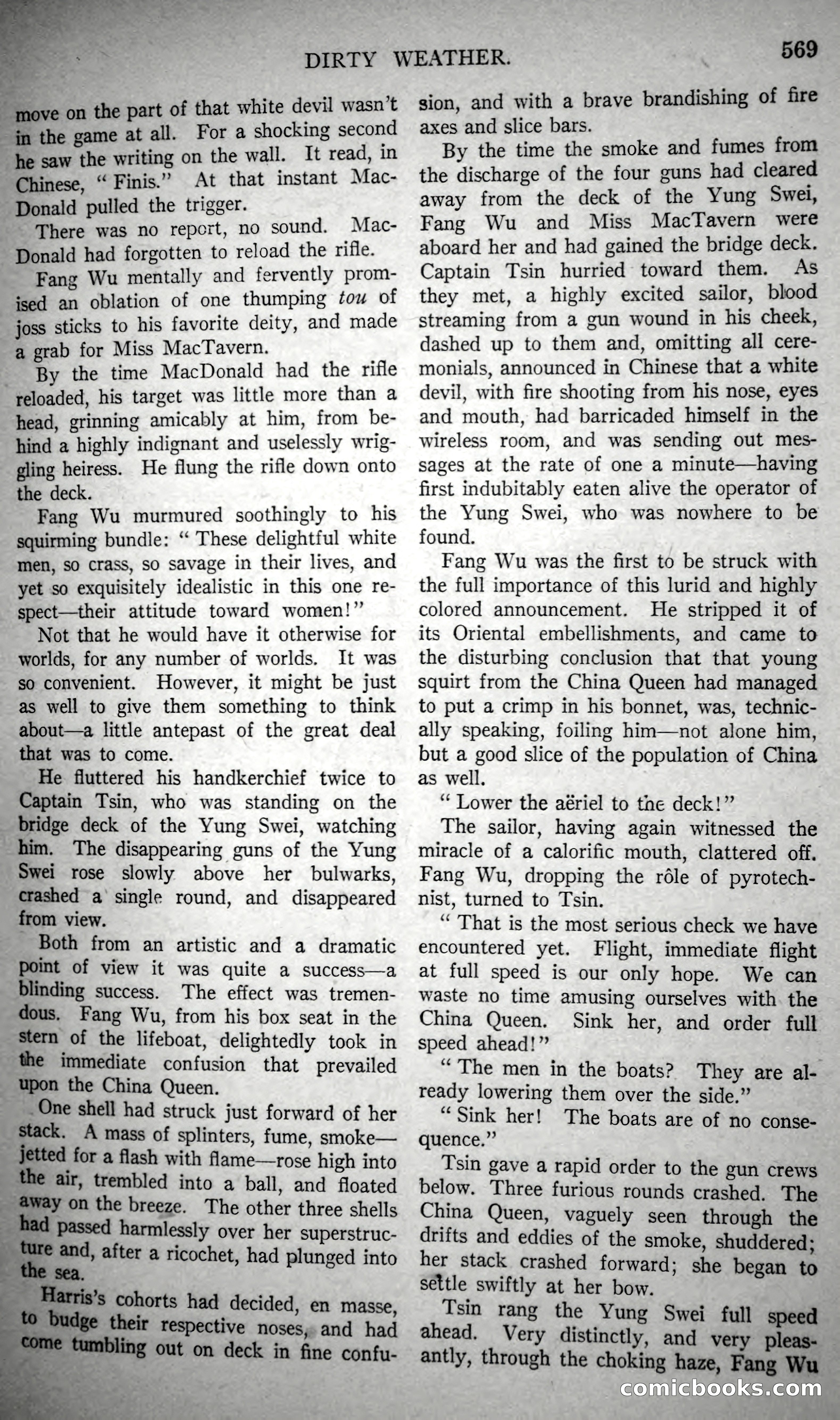 Argosy All-Story Weekly, October 21, 1922 — page 99 of 176