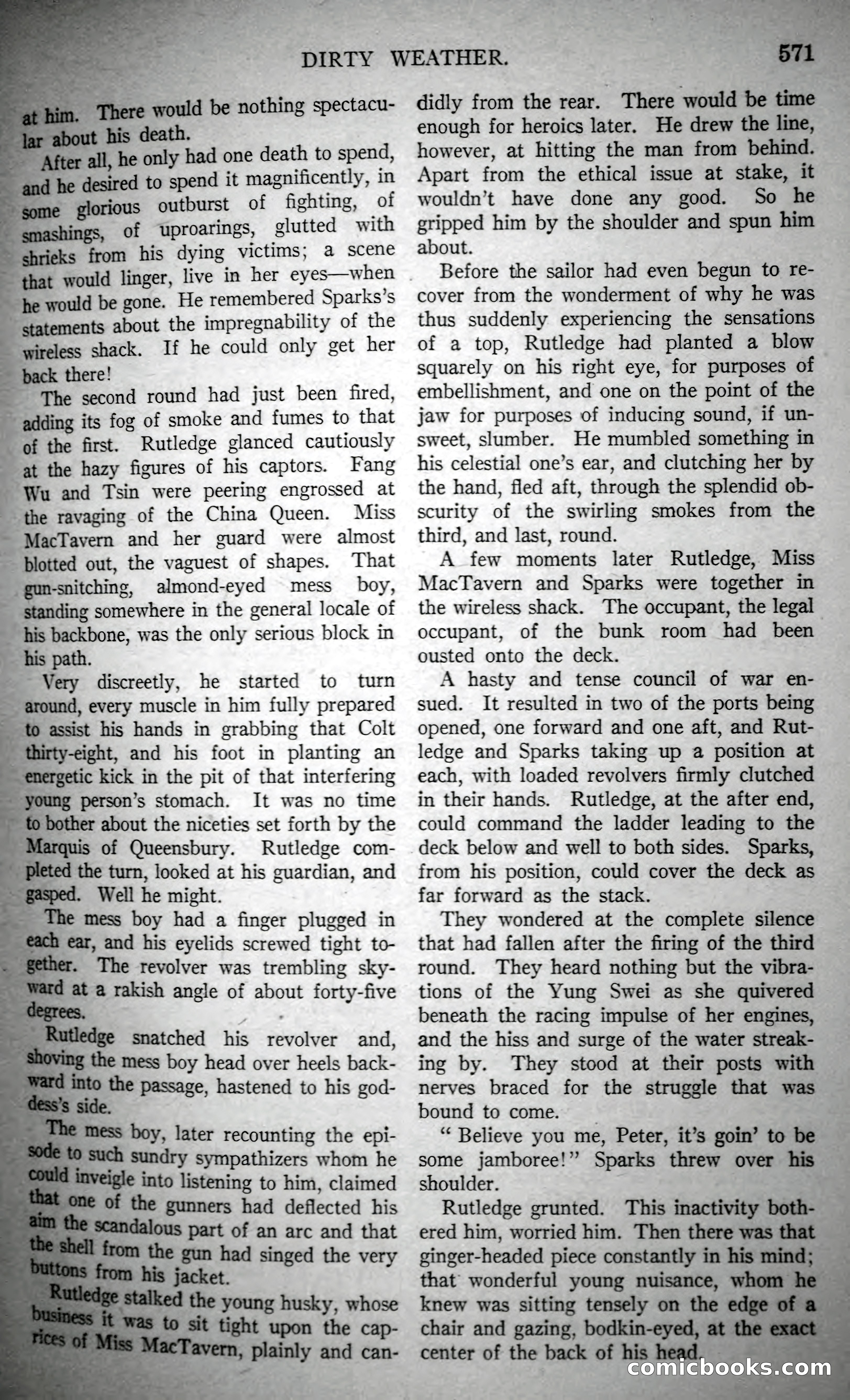 Argosy All-Story Weekly, October 21, 1922 — page 101 of 176