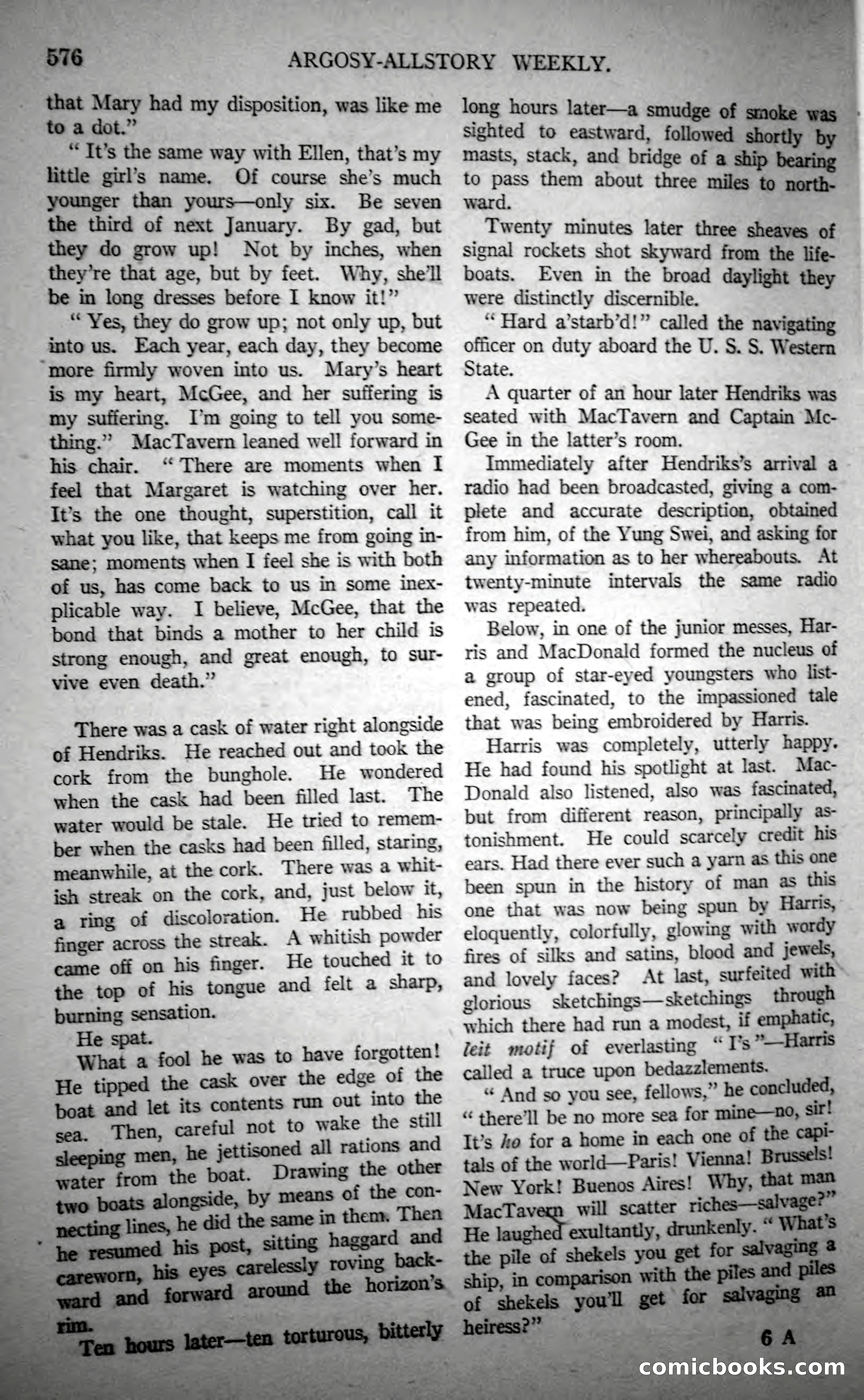 Argosy All-Story Weekly, October 21, 1922 — page 106 of 176