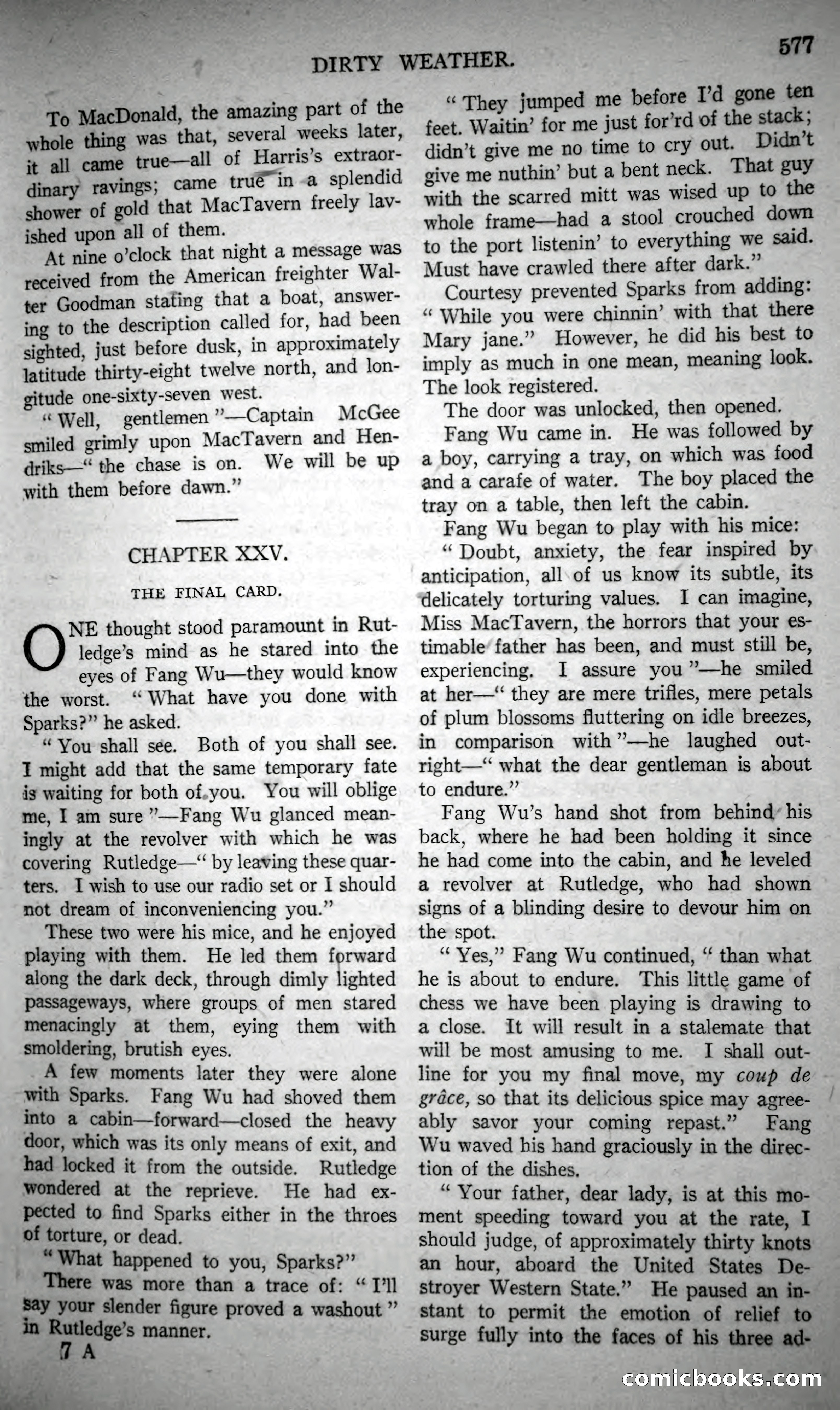 Argosy All-Story Weekly, October 21, 1922 — page 107 of 176