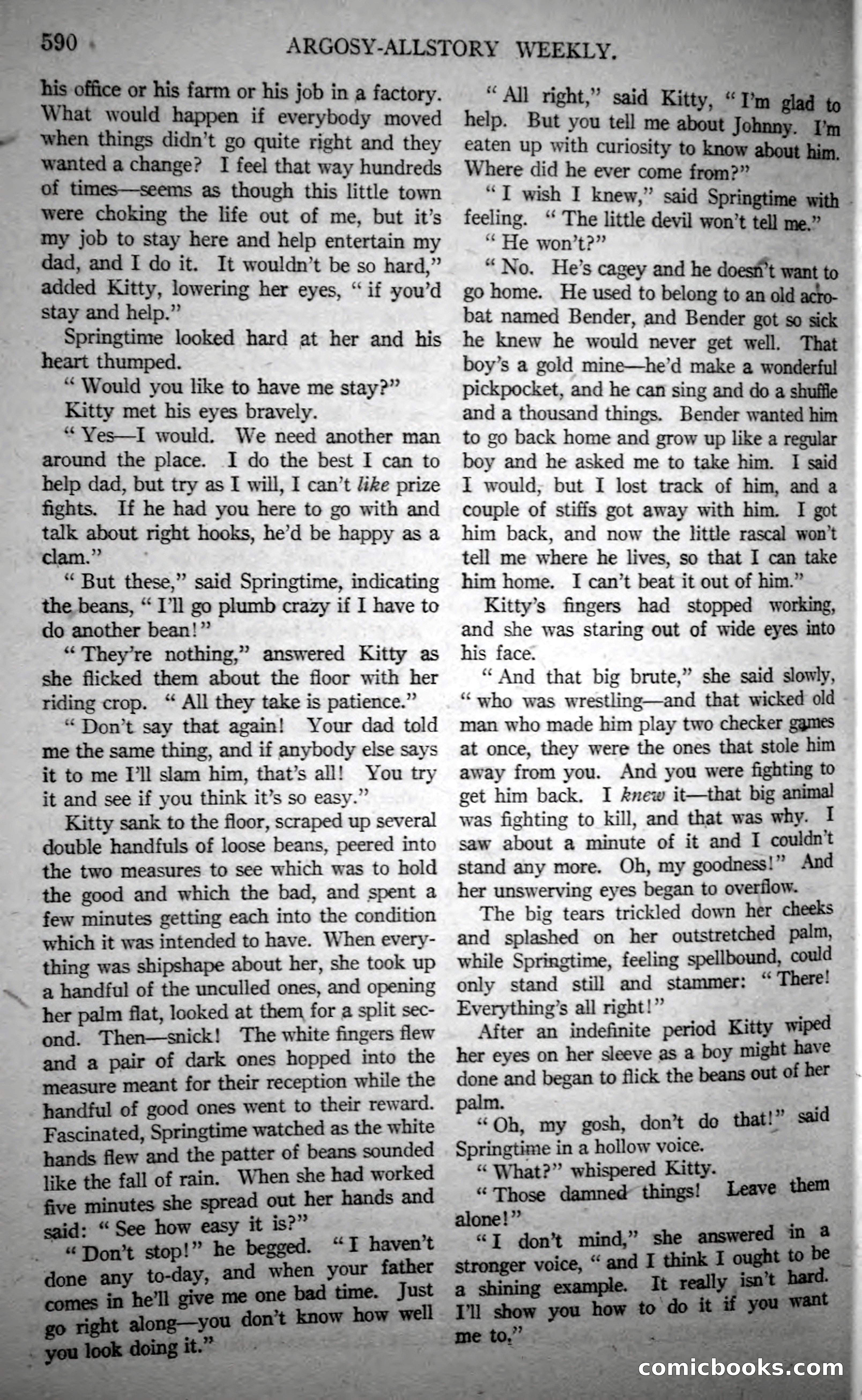 Argosy All-Story Weekly, October 21, 1922 — page 120 of 176