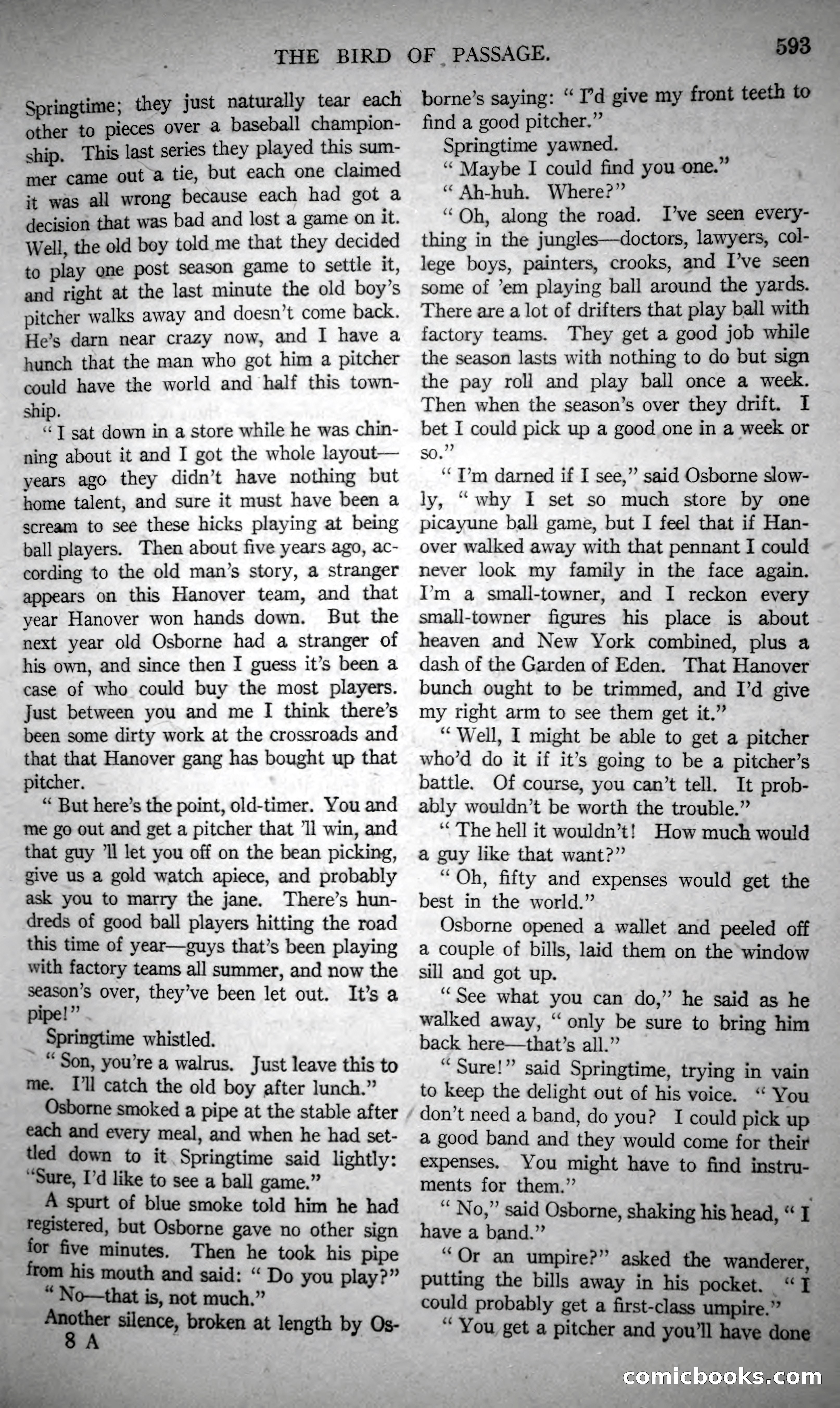 Argosy All-Story Weekly, October 21, 1922 — page 123 of 176