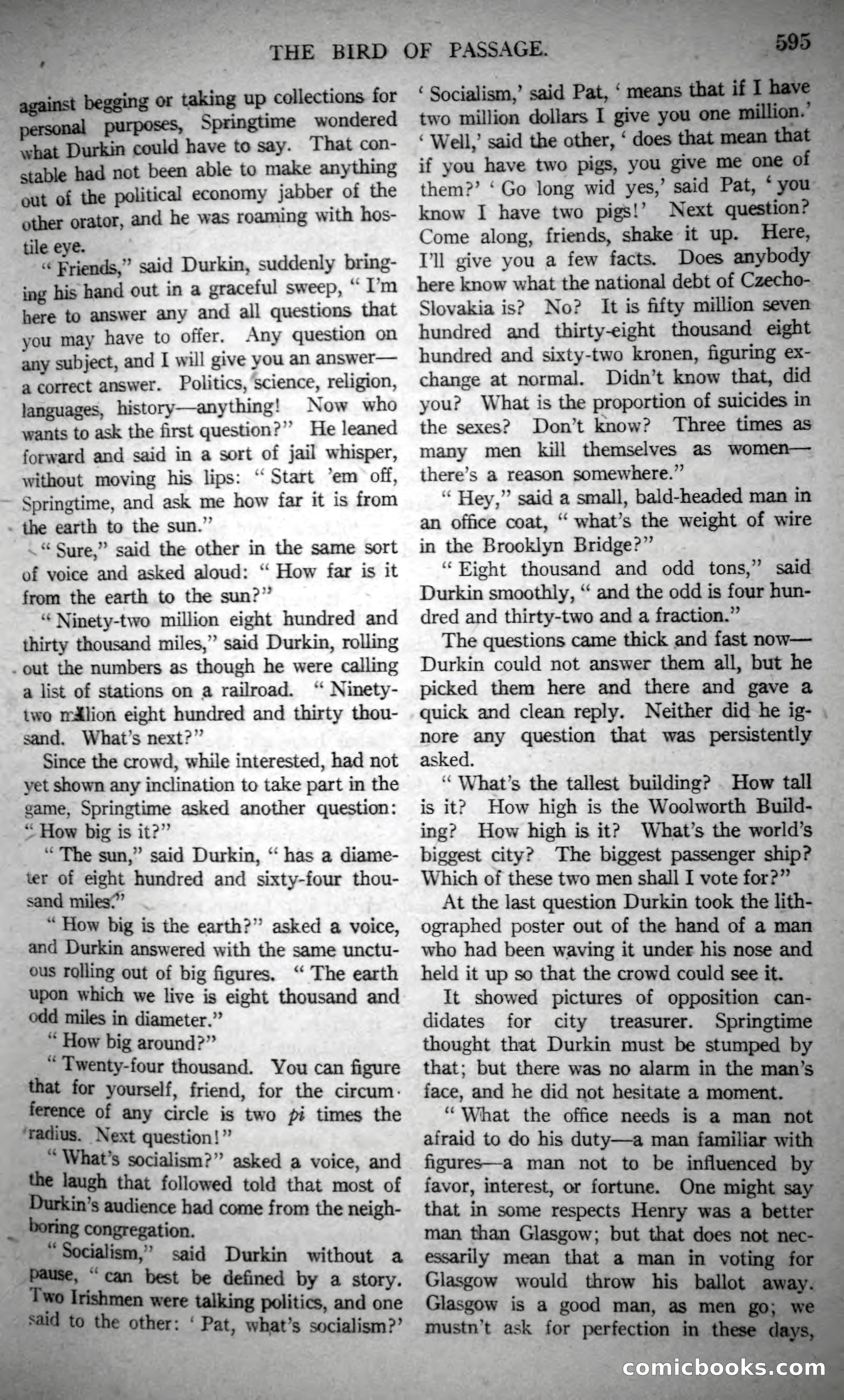 Argosy All-Story Weekly, October 21, 1922 — page 125 of 176