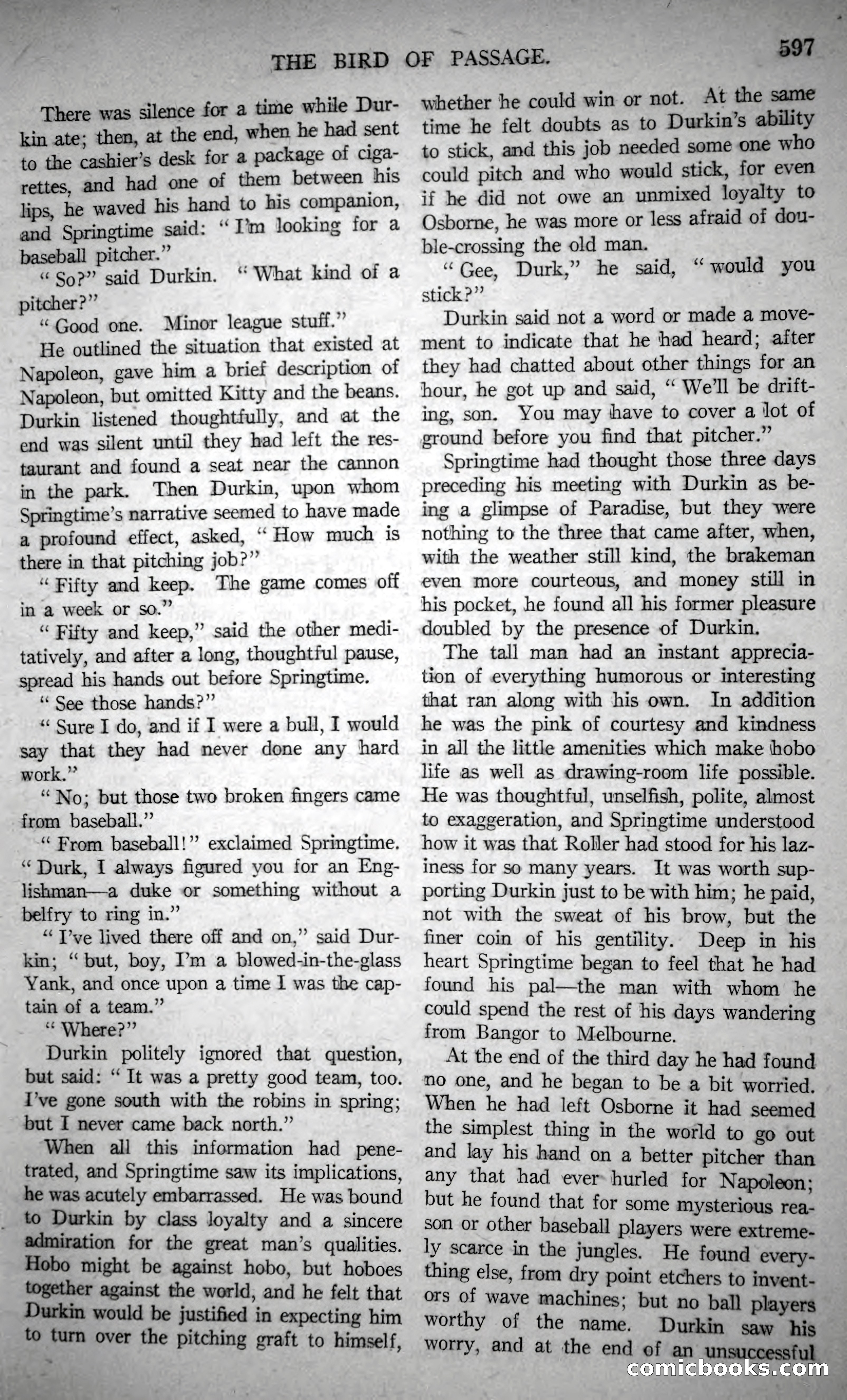 Argosy All-Story Weekly, October 21, 1922 — page 127 of 176