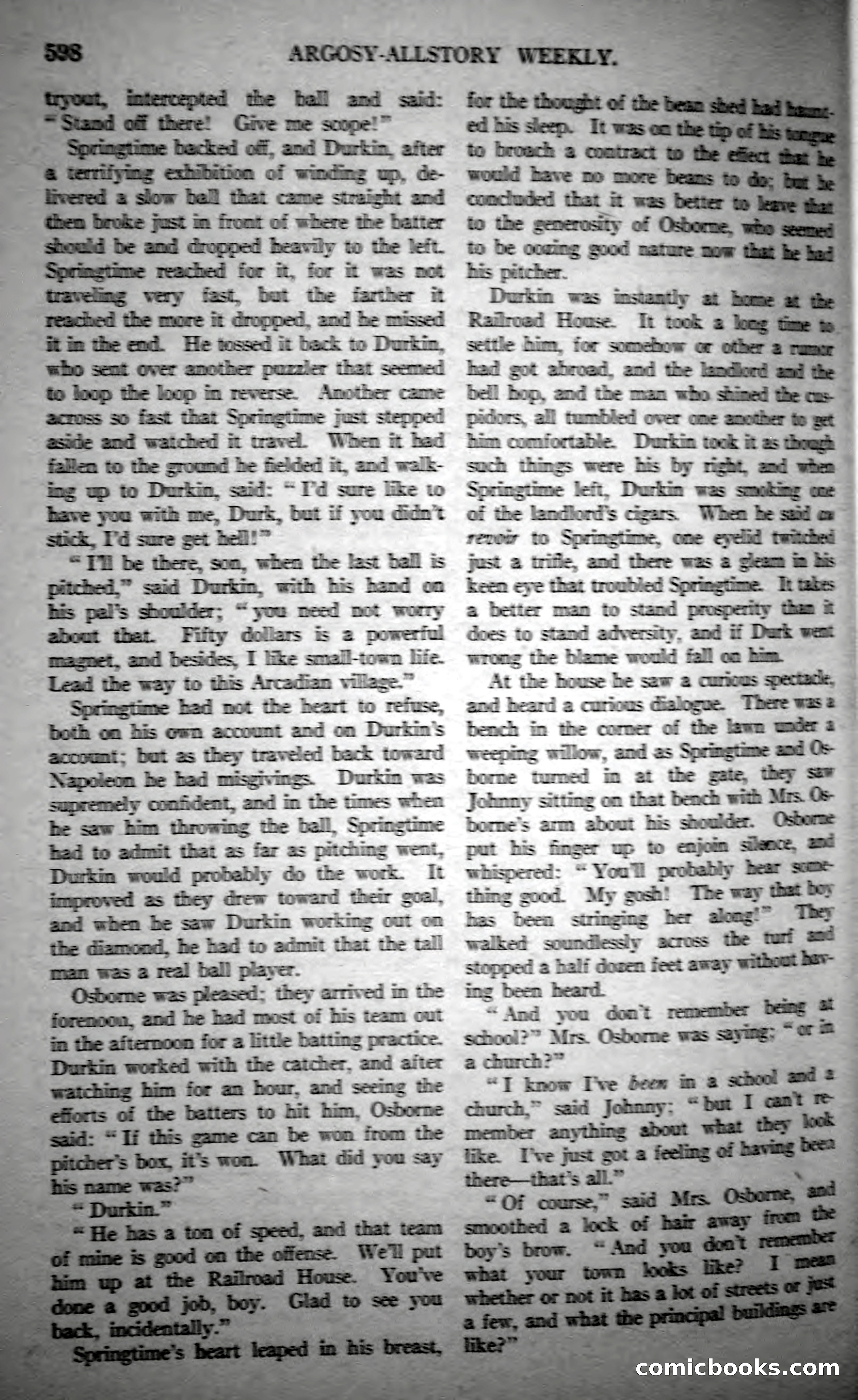 Argosy All-Story Weekly, October 21, 1922 — page 128 of 176