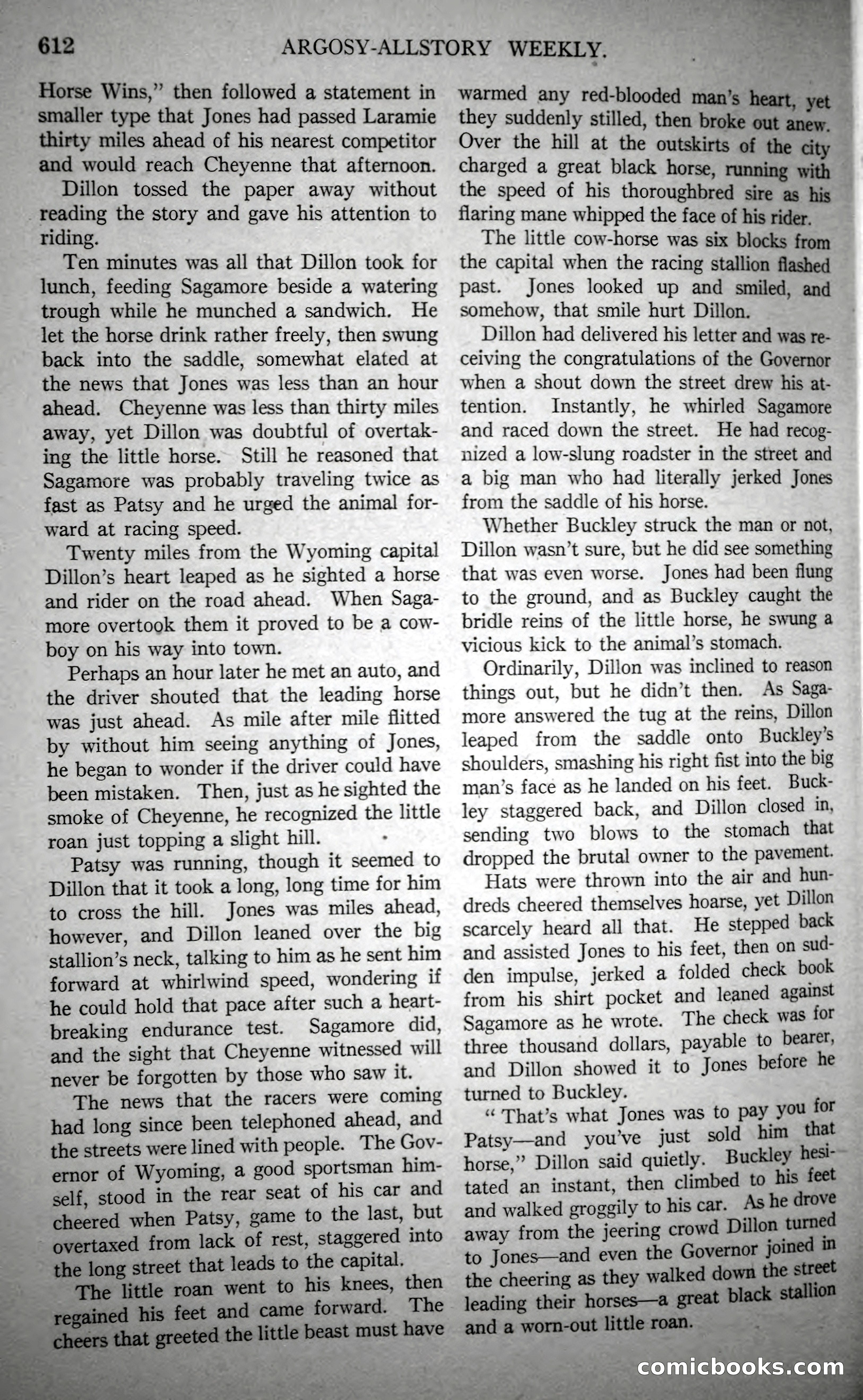 Argosy All-Story Weekly, October 21, 1922 — page 142 of 176