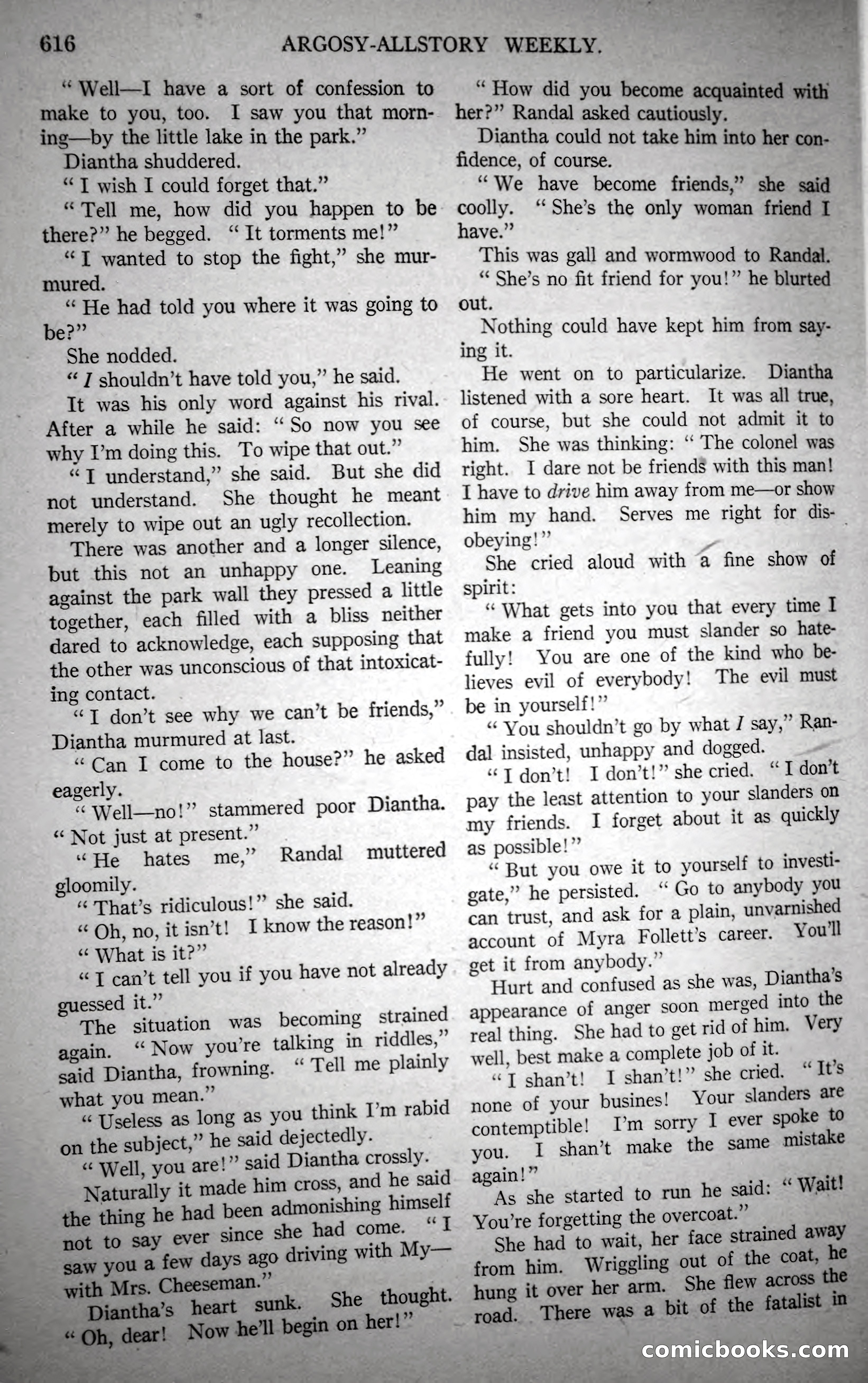 Argosy All-Story Weekly, October 21, 1922 — page 146 of 176