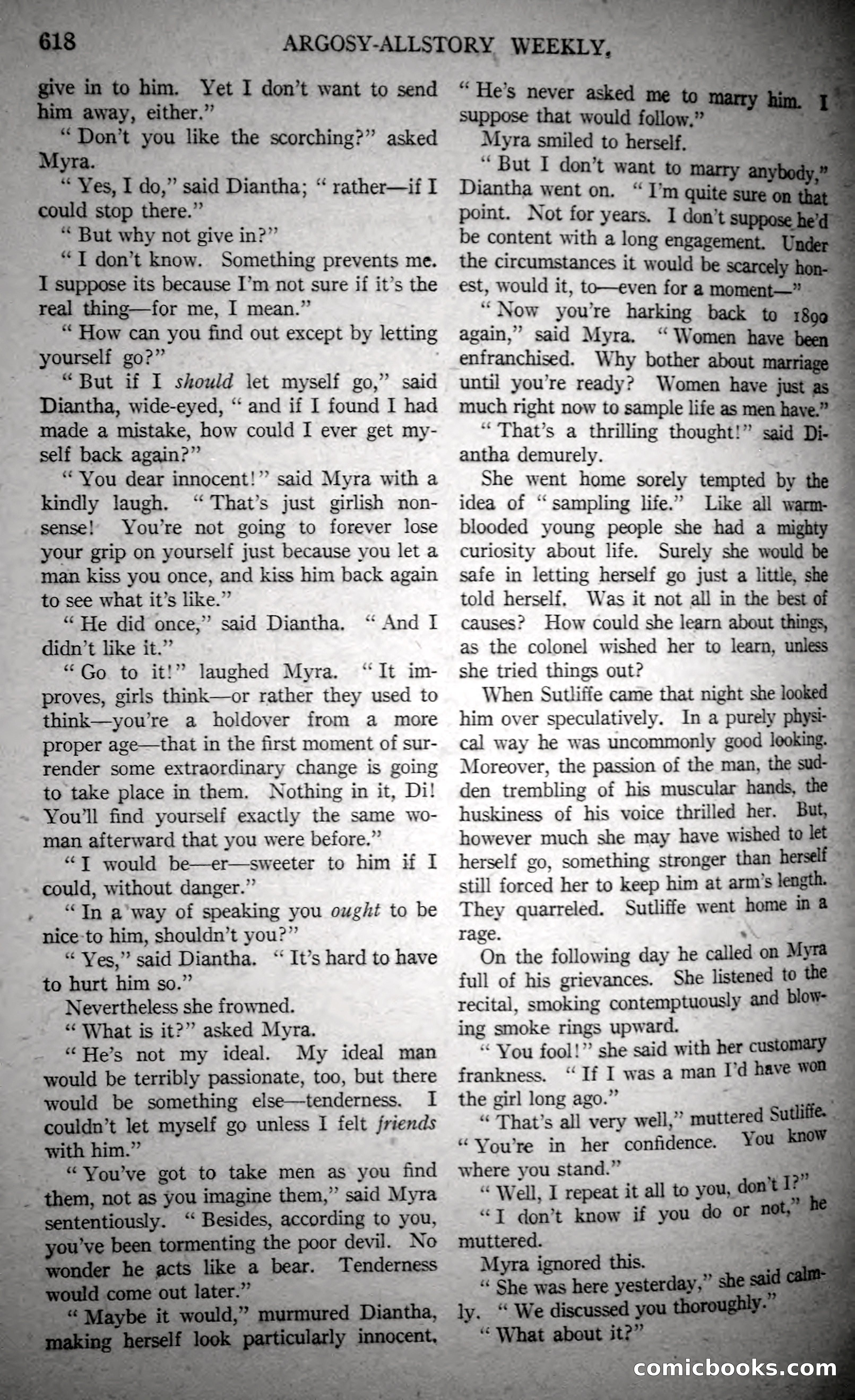 Argosy All-Story Weekly, October 21, 1922 — page 148 of 176