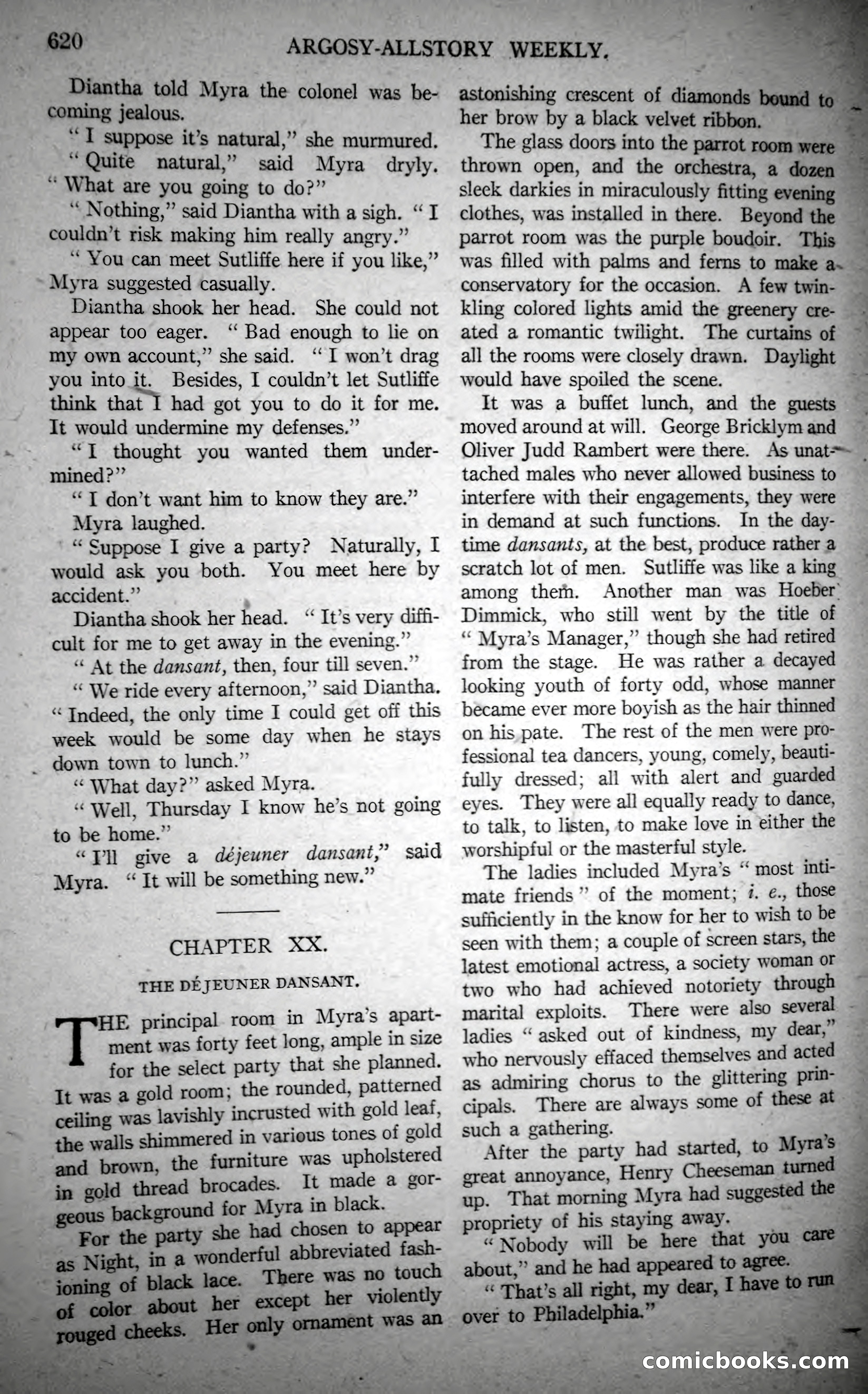 Argosy All-Story Weekly, October 21, 1922 — page 150 of 176