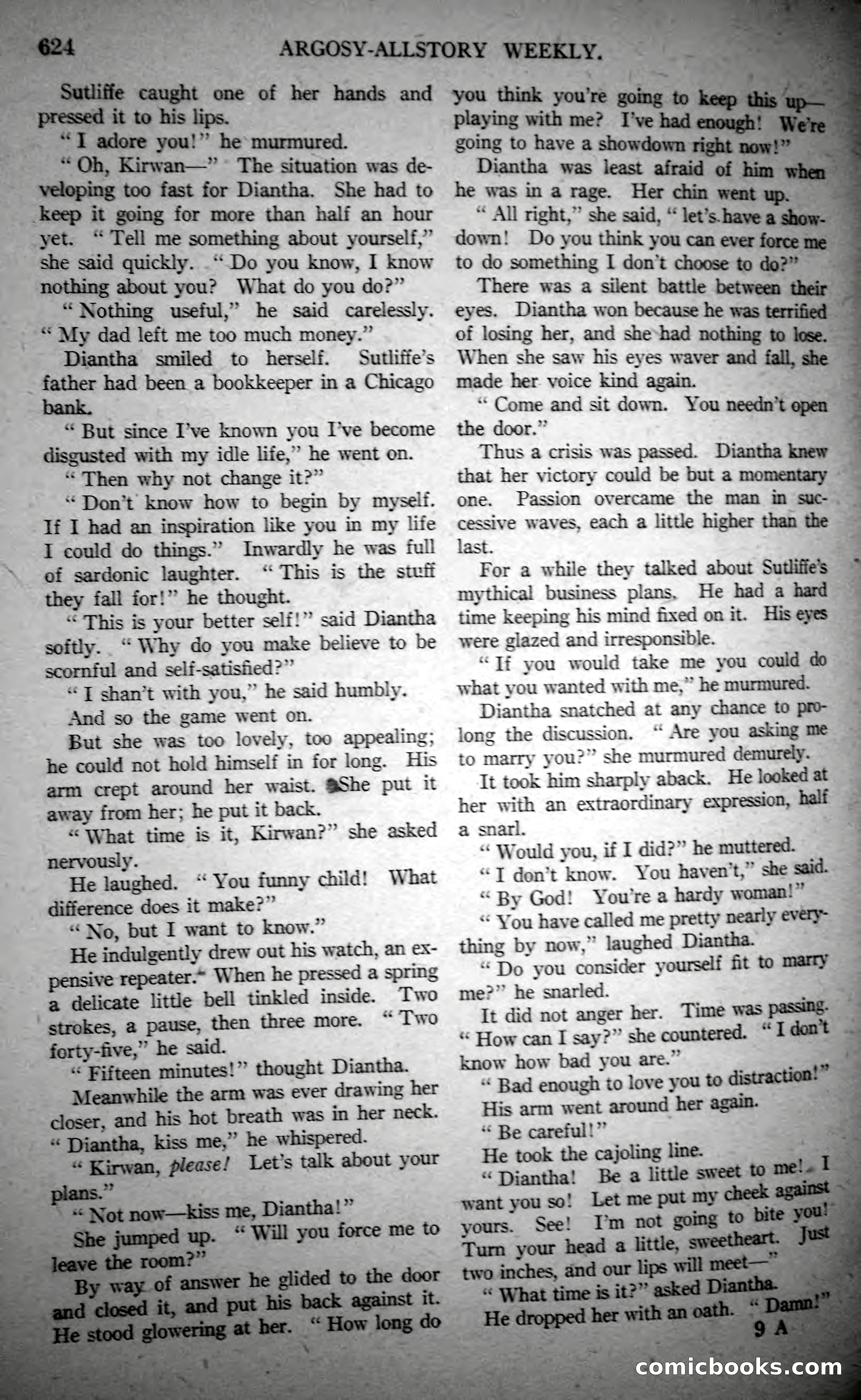 Argosy All-Story Weekly, October 21, 1922 — page 154 of 176