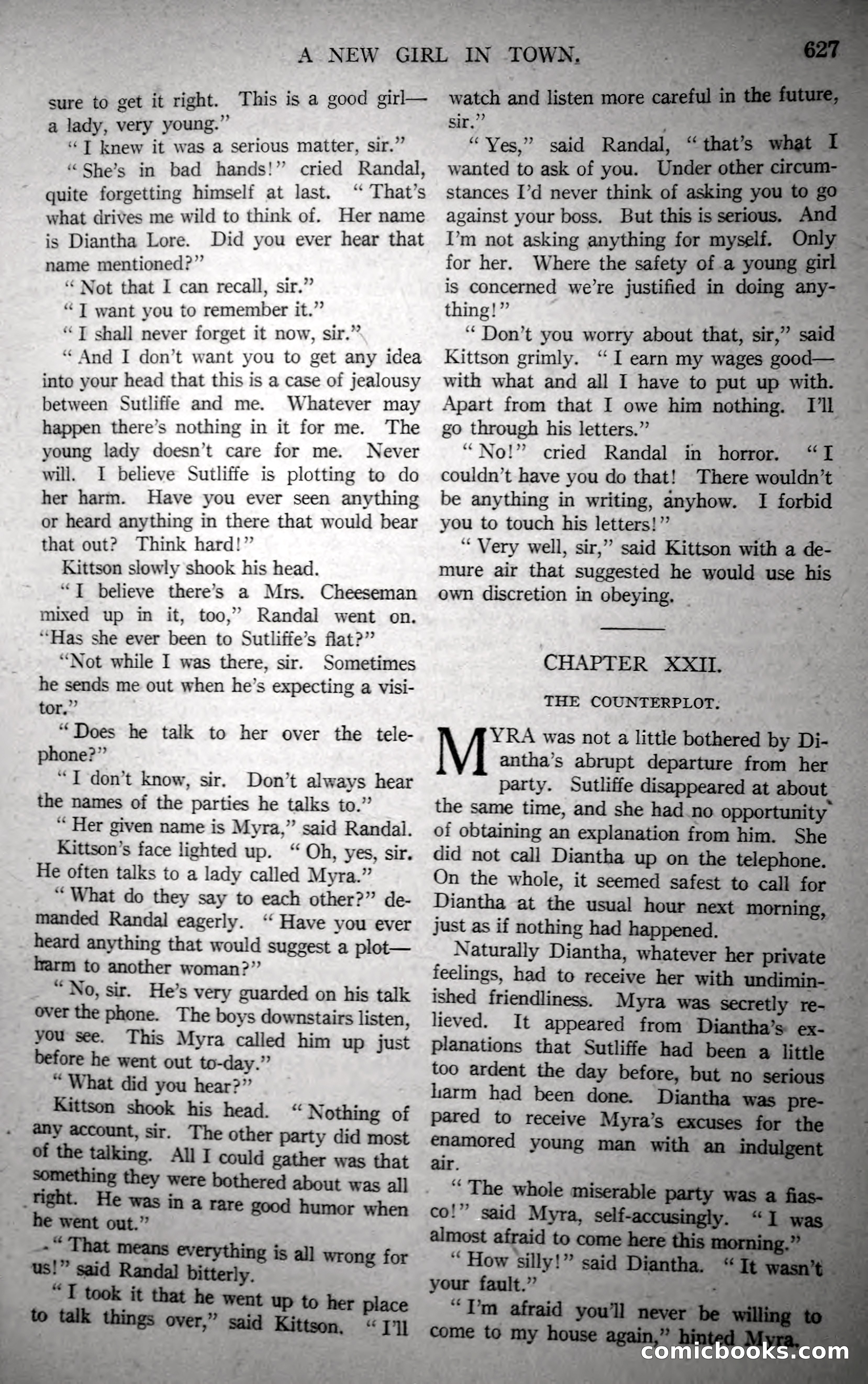 Argosy All-Story Weekly, October 21, 1922 — page 157 of 176