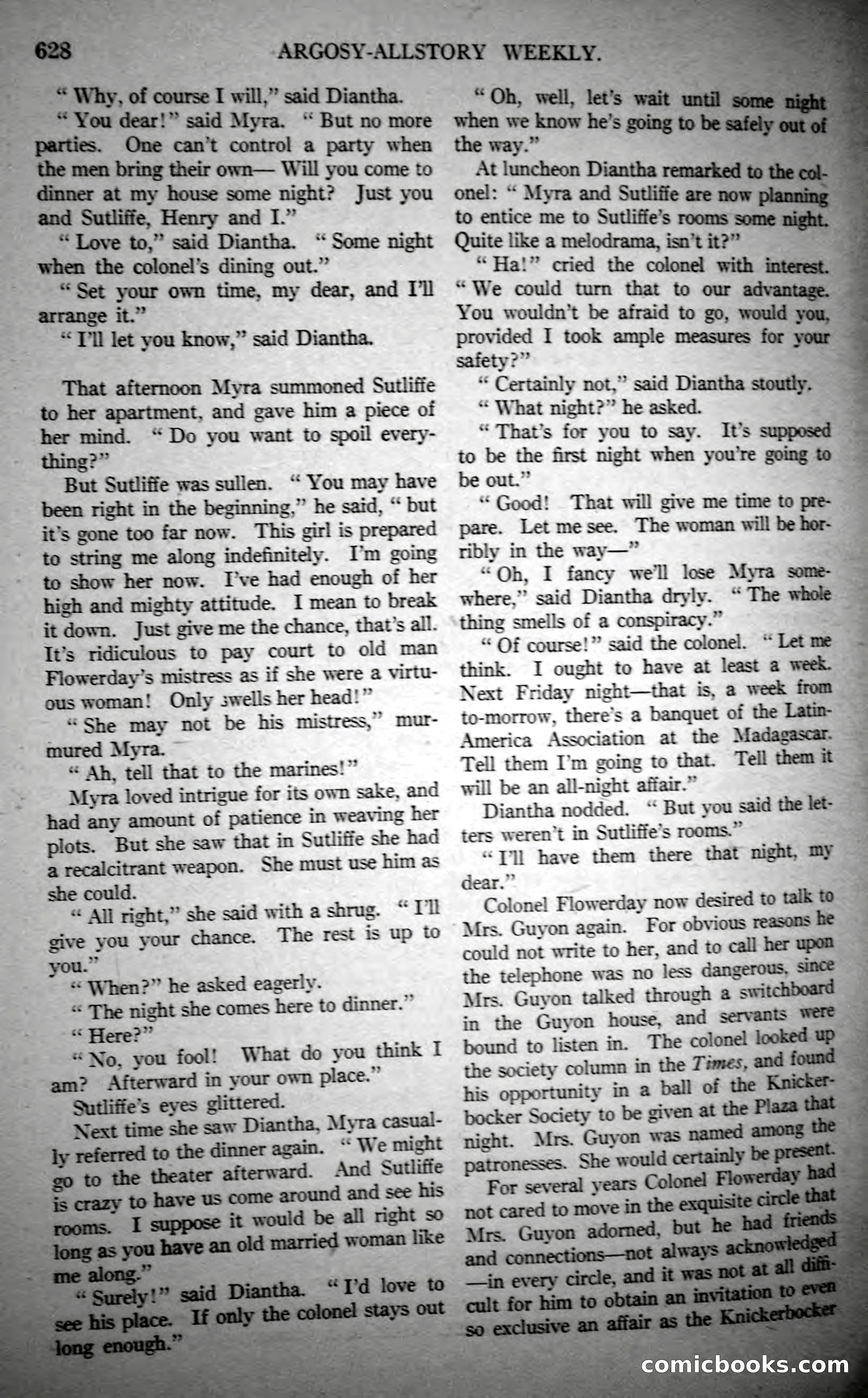 Argosy All-Story Weekly, October 21, 1922 — page 158 of 176