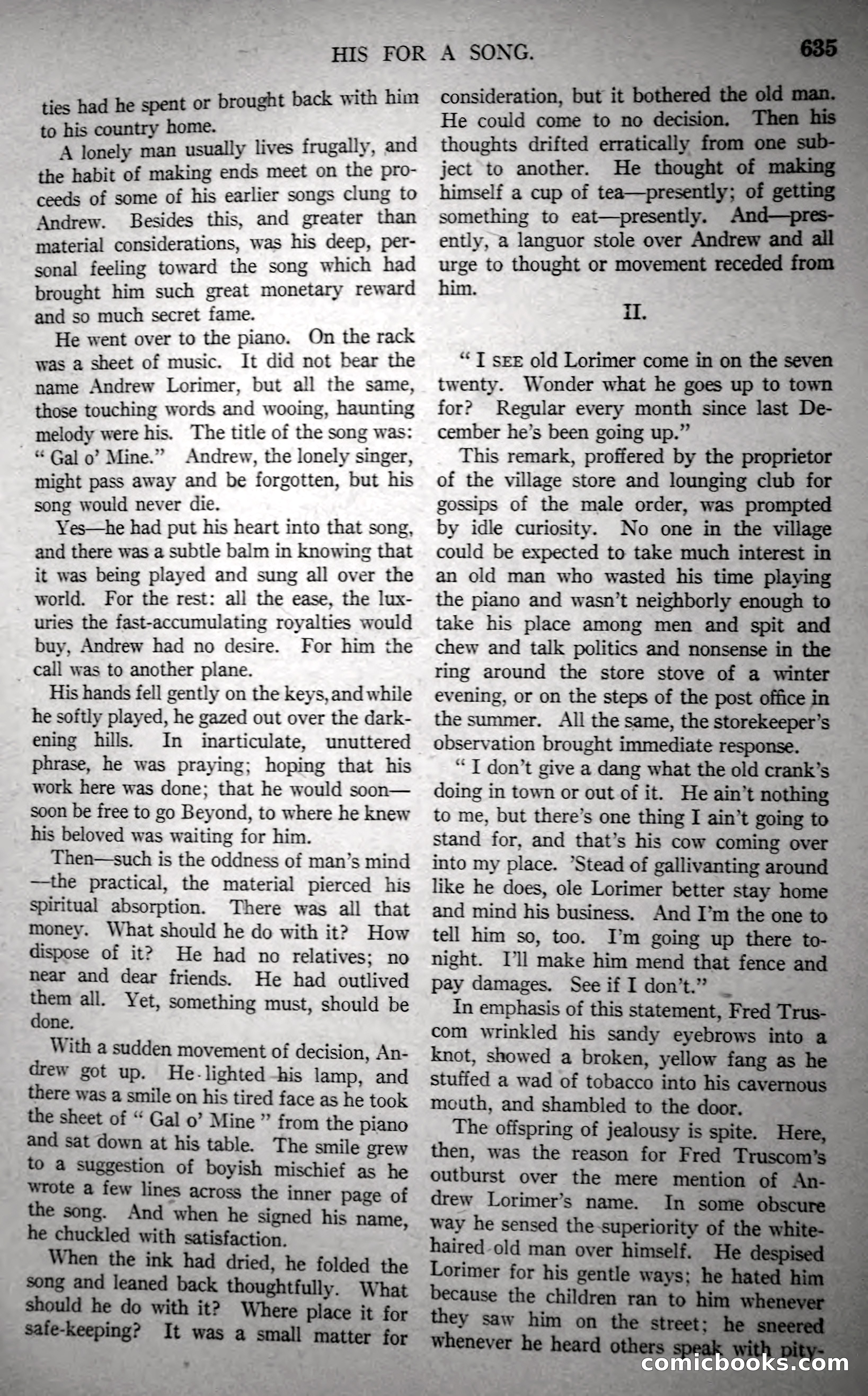 Argosy All-Story Weekly, October 21, 1922 — page 165 of 176