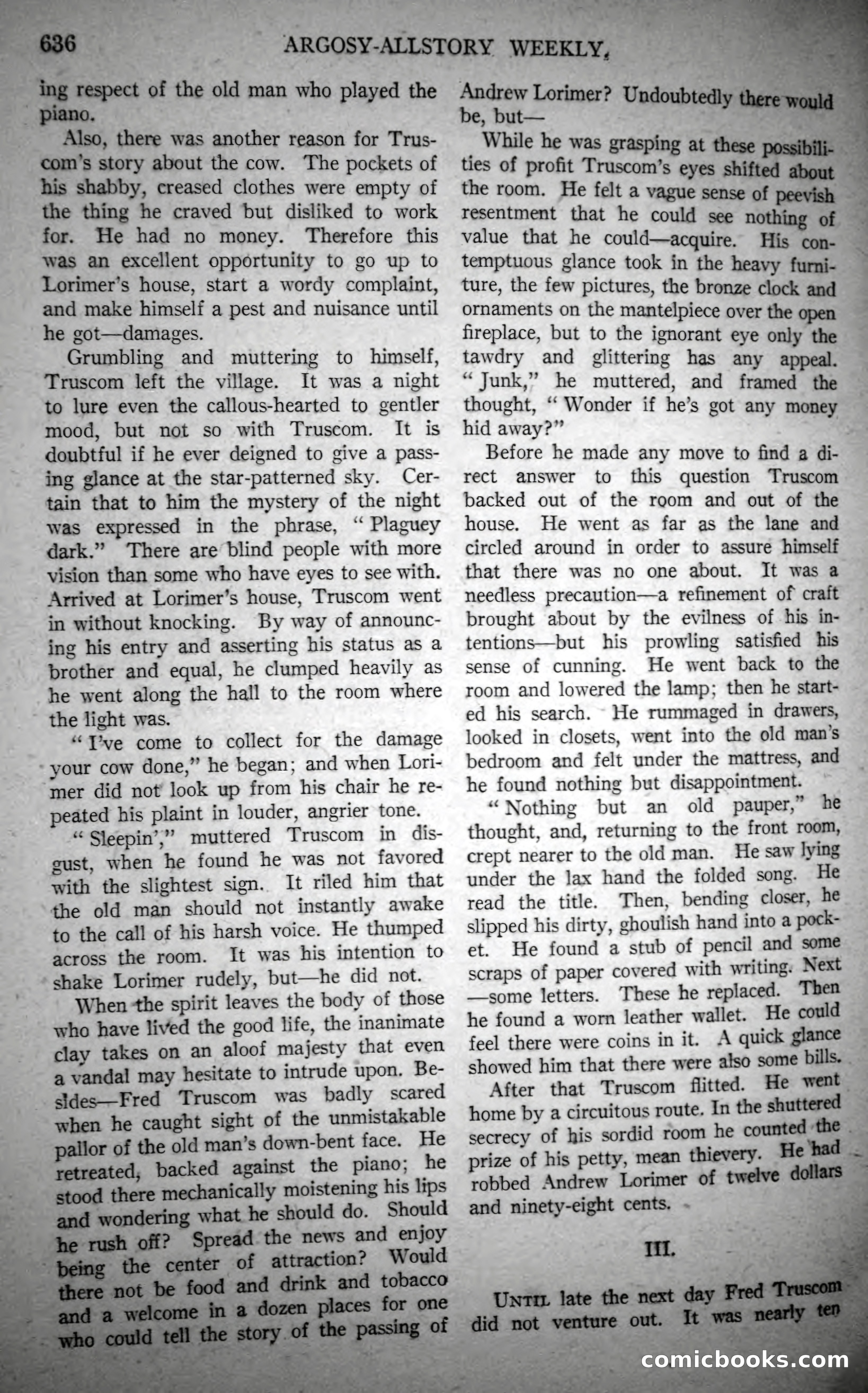 Argosy All-Story Weekly, October 21, 1922 — page 166 of 176