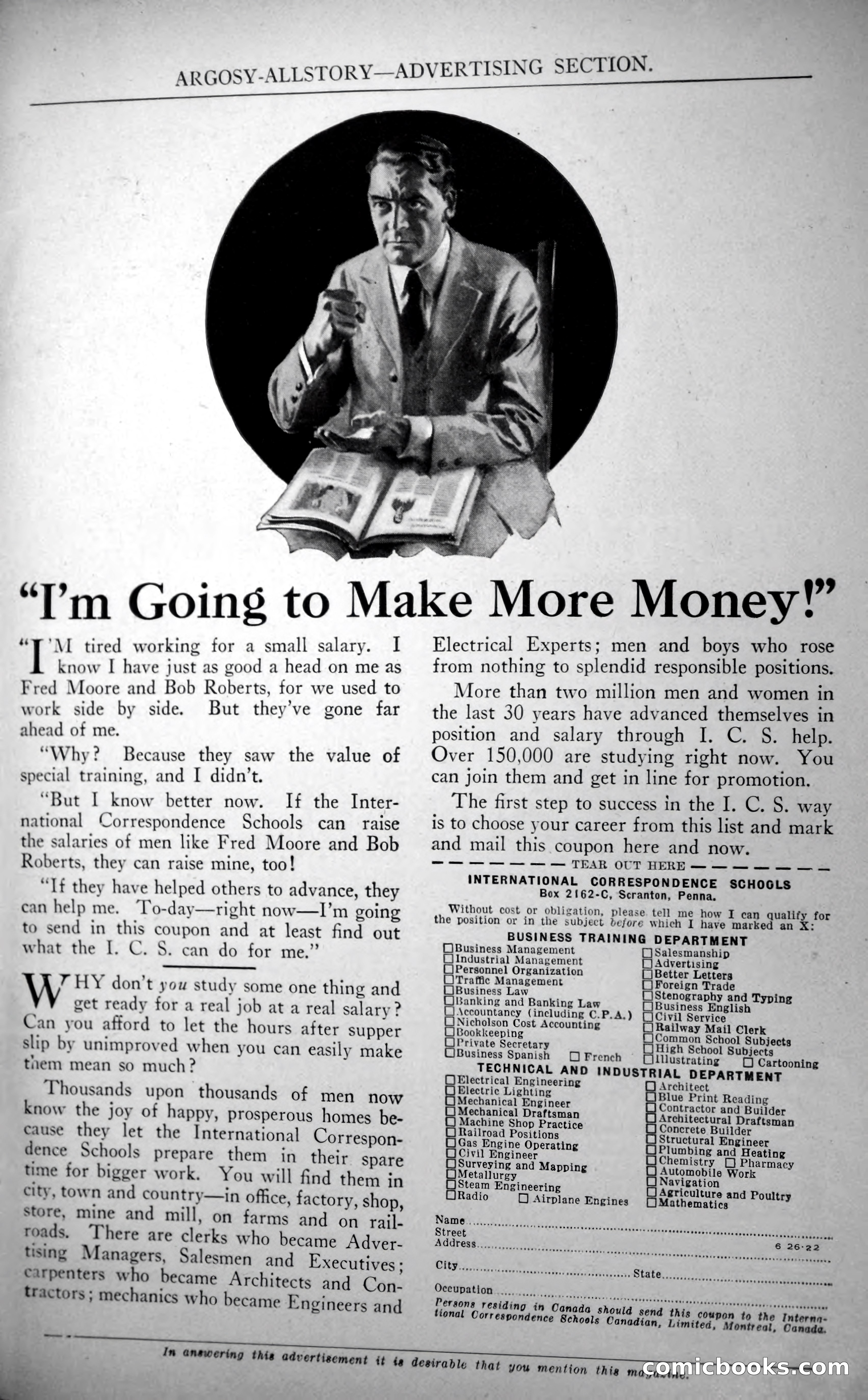 Argosy All-Story Weekly, October 28, 1922 — page 9 of 176