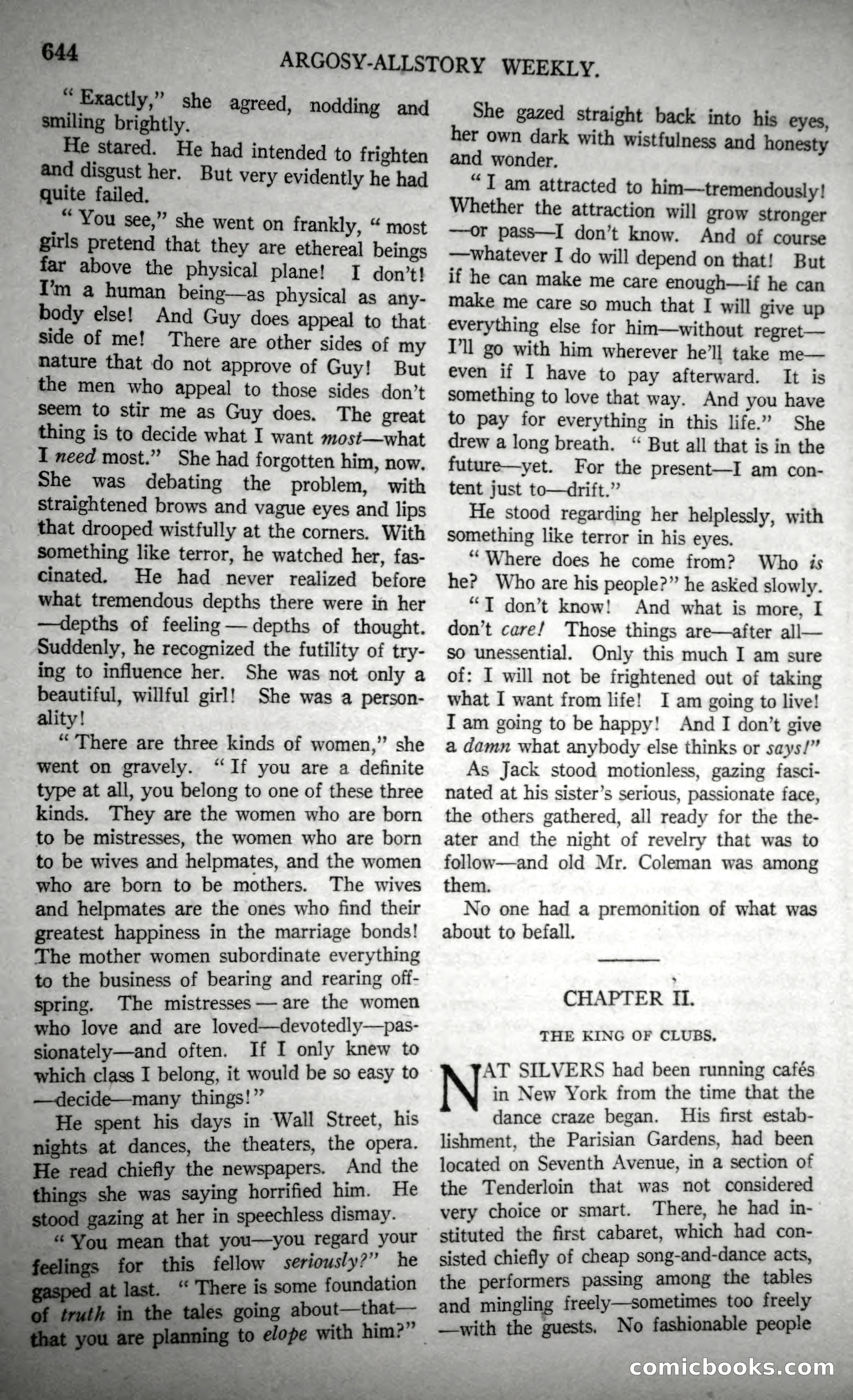 Argosy All-Story Weekly, October 28, 1922 — page 14 of 176