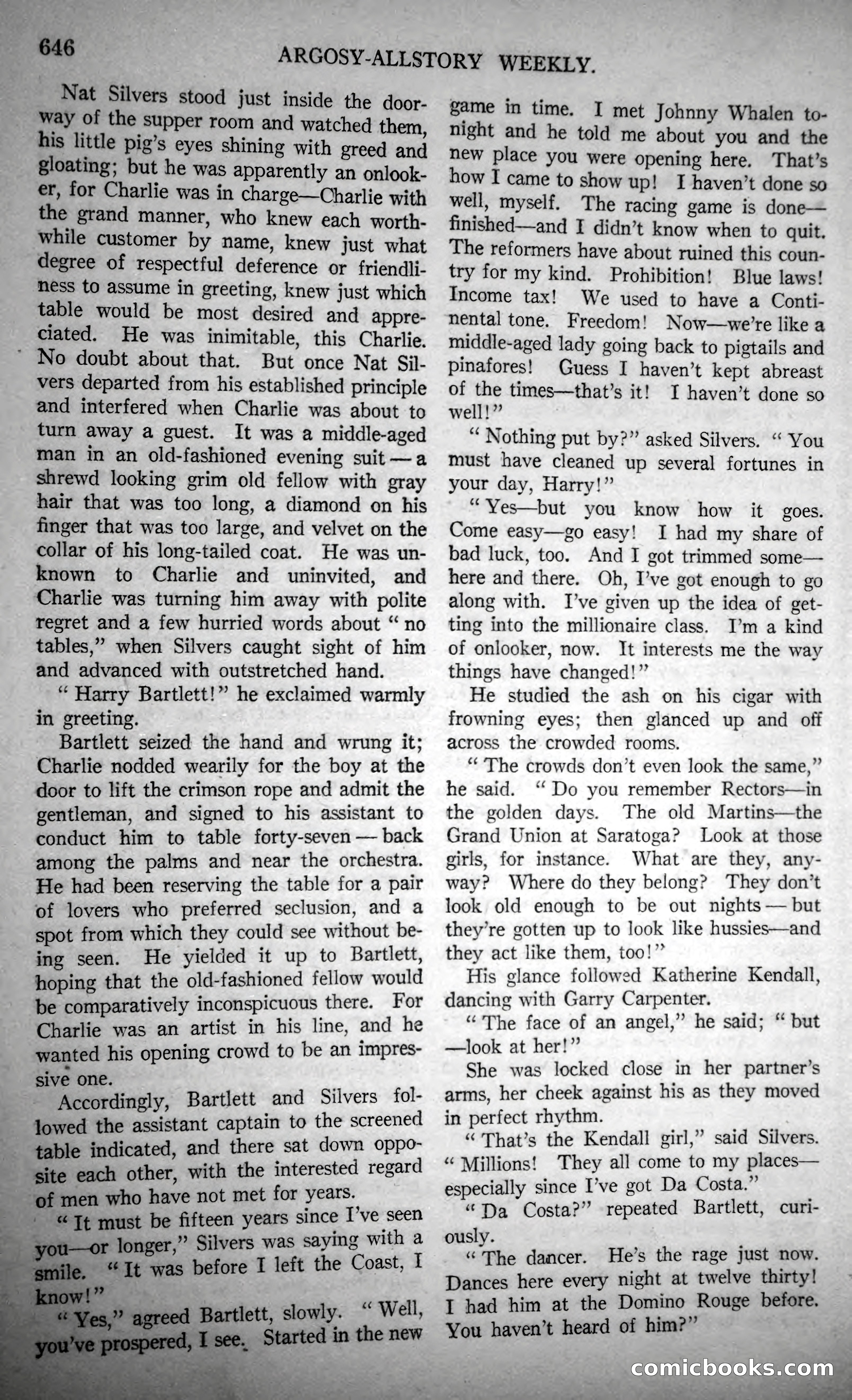 Argosy All-Story Weekly, October 28, 1922 — page 16 of 176