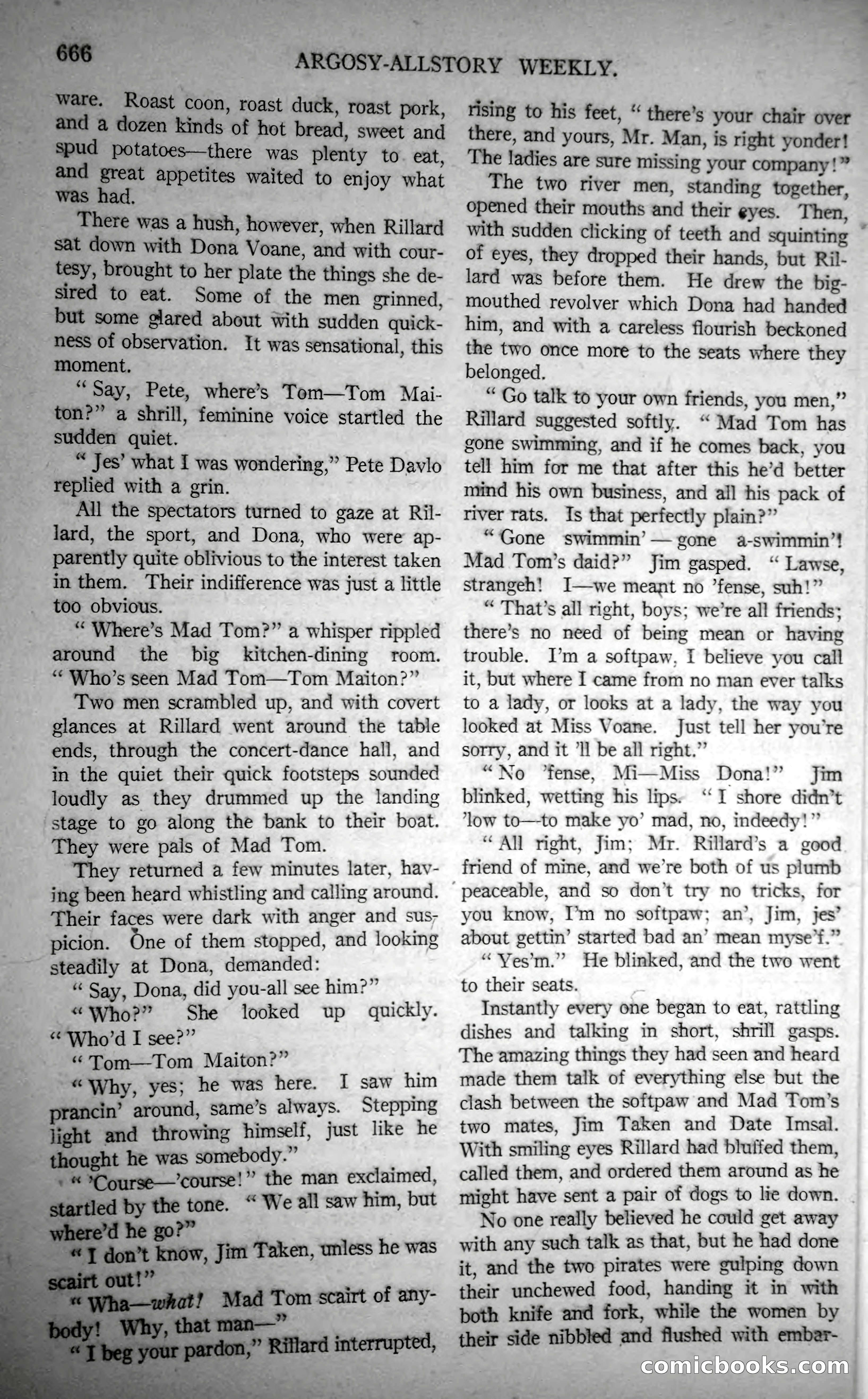 Argosy All-Story Weekly, October 28, 1922 — page 36 of 176