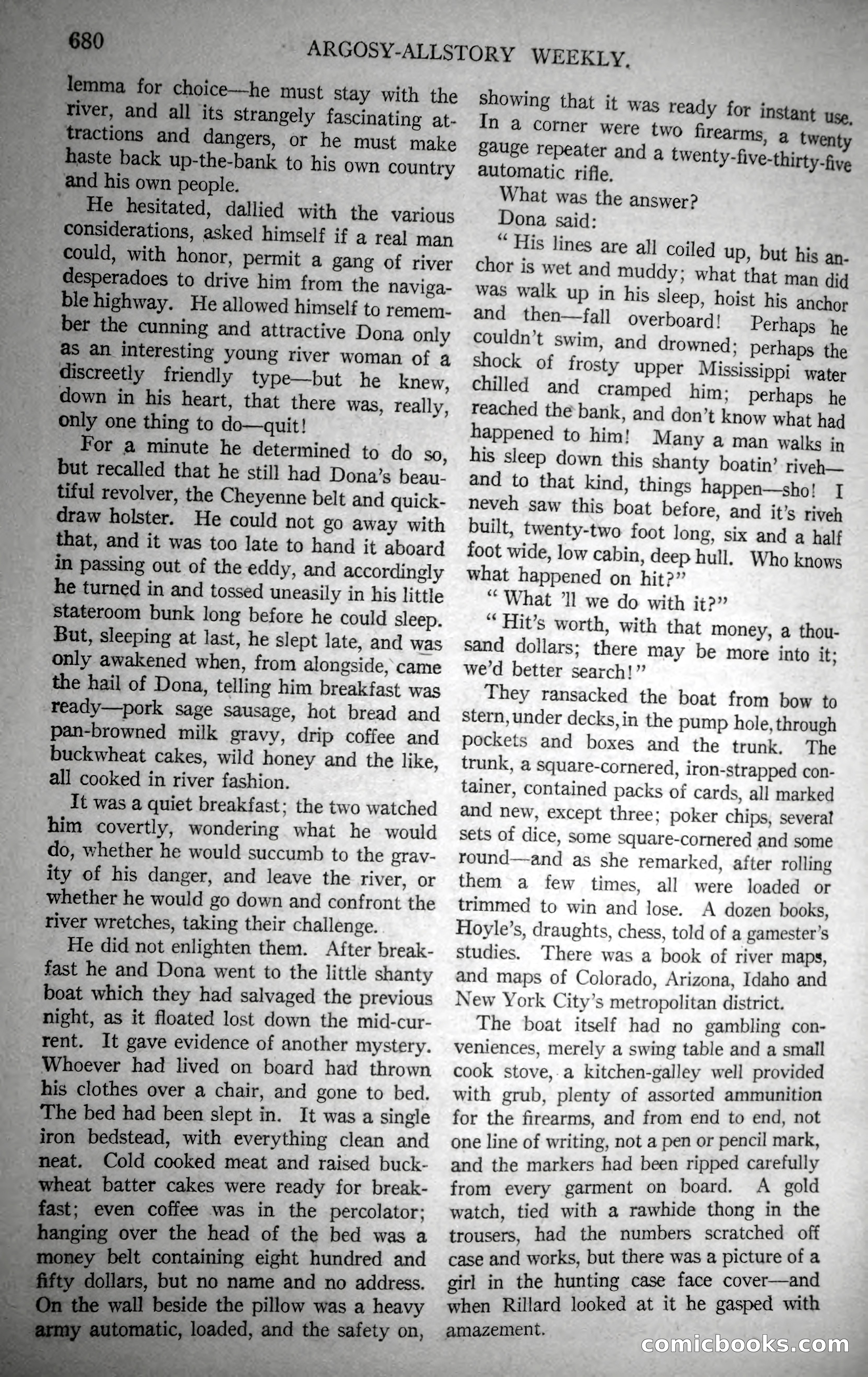 Argosy All-Story Weekly, October 28, 1922 — page 50 of 176
