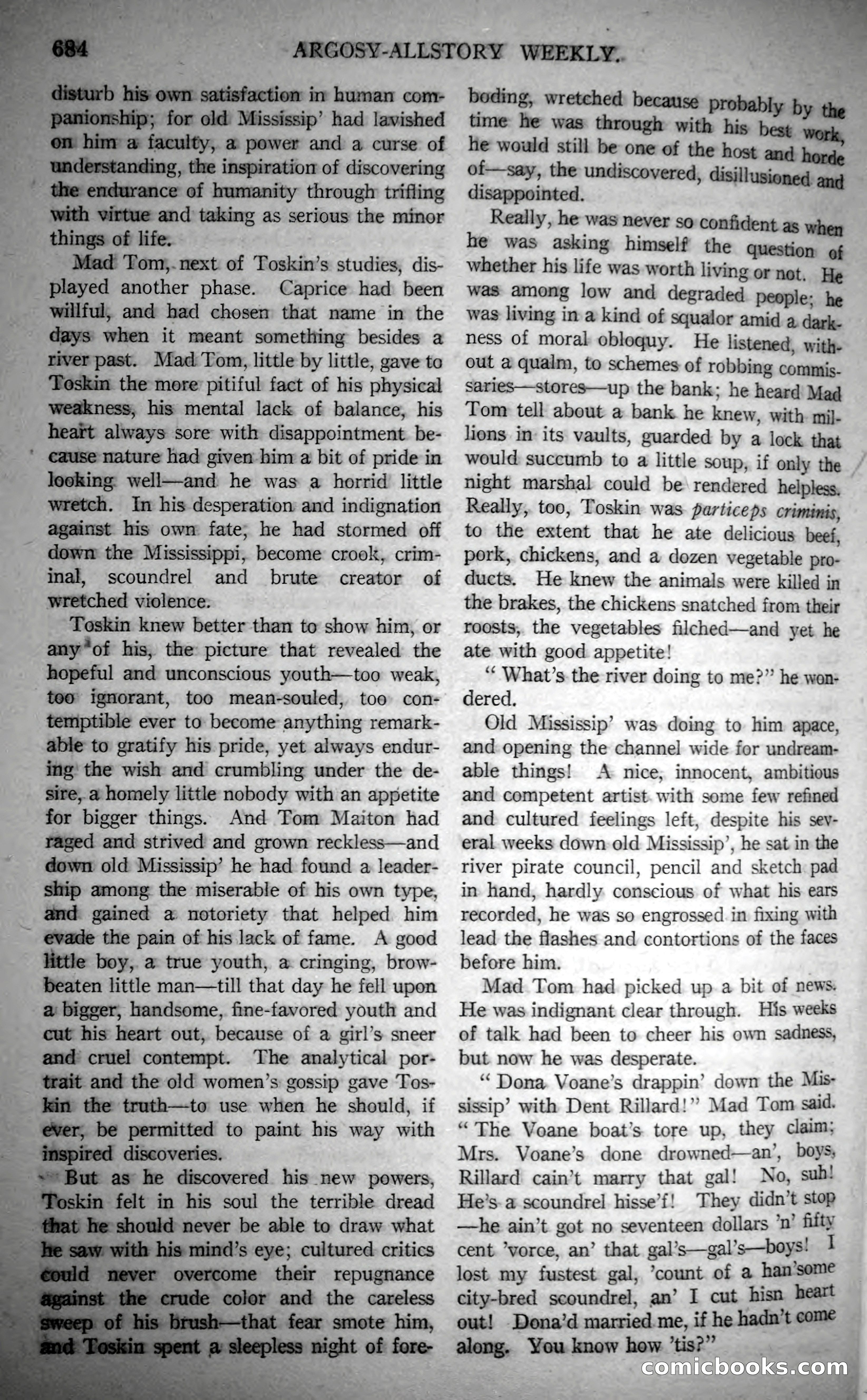 Argosy All-Story Weekly, October 28, 1922 — page 54 of 176