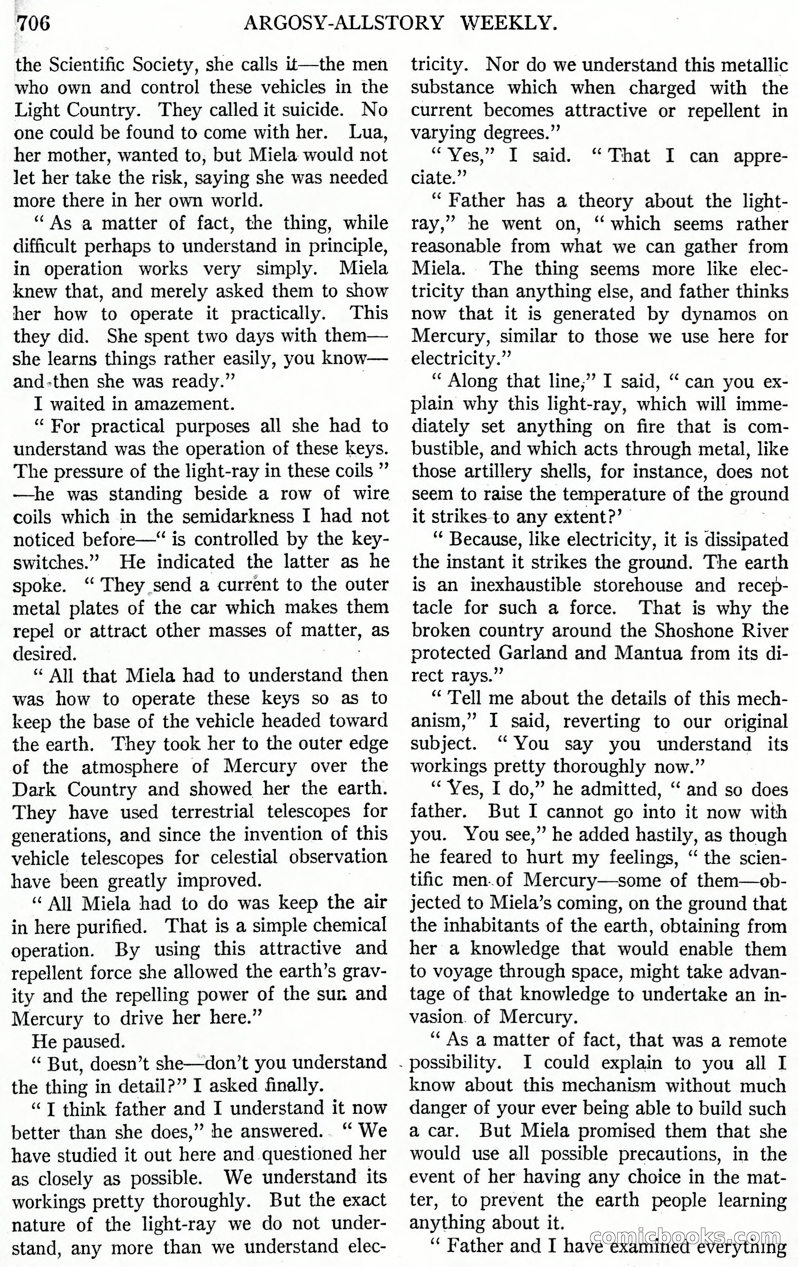 Argosy All-Story Weekly, October 28, 1922 — page 76 of 176