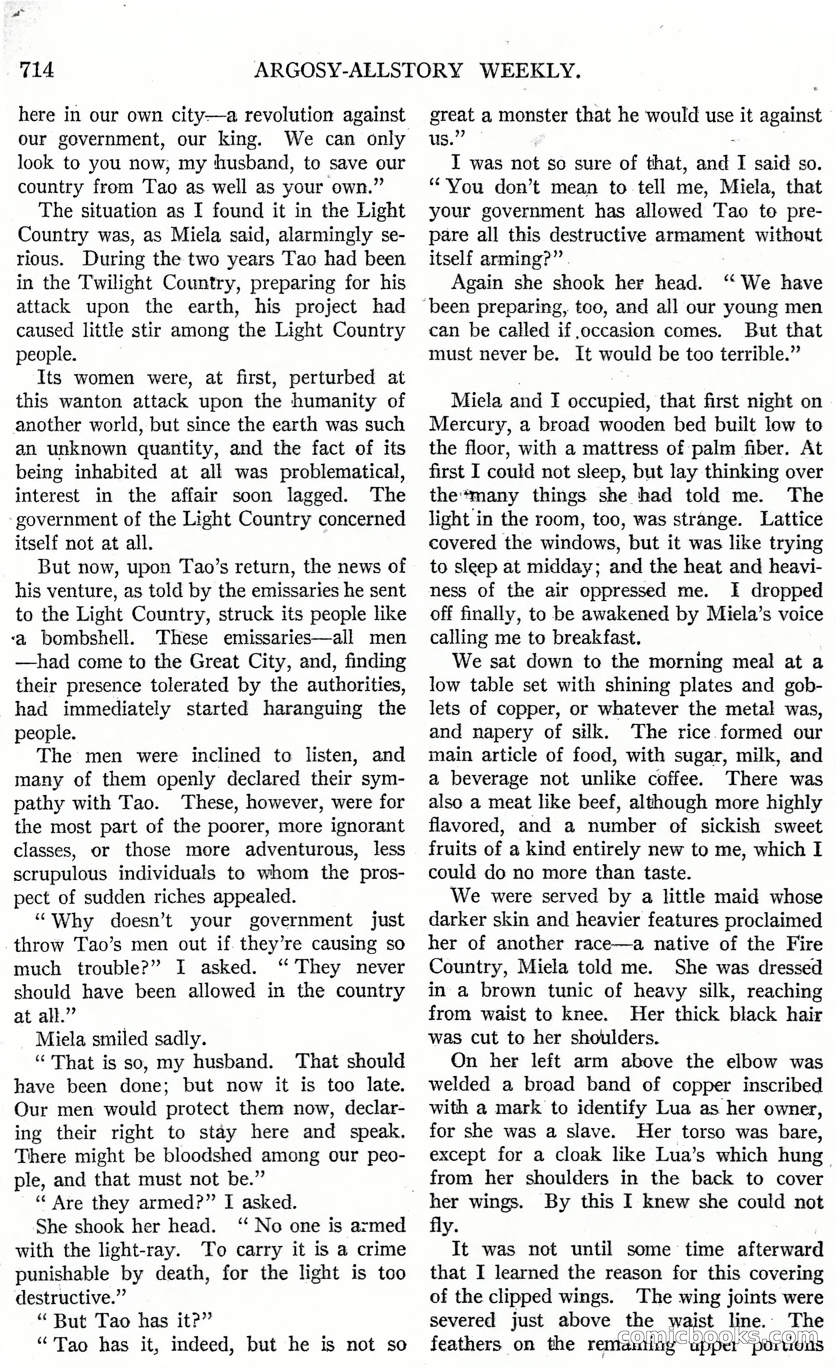 Argosy All-Story Weekly, October 28, 1922 — page 84 of 176