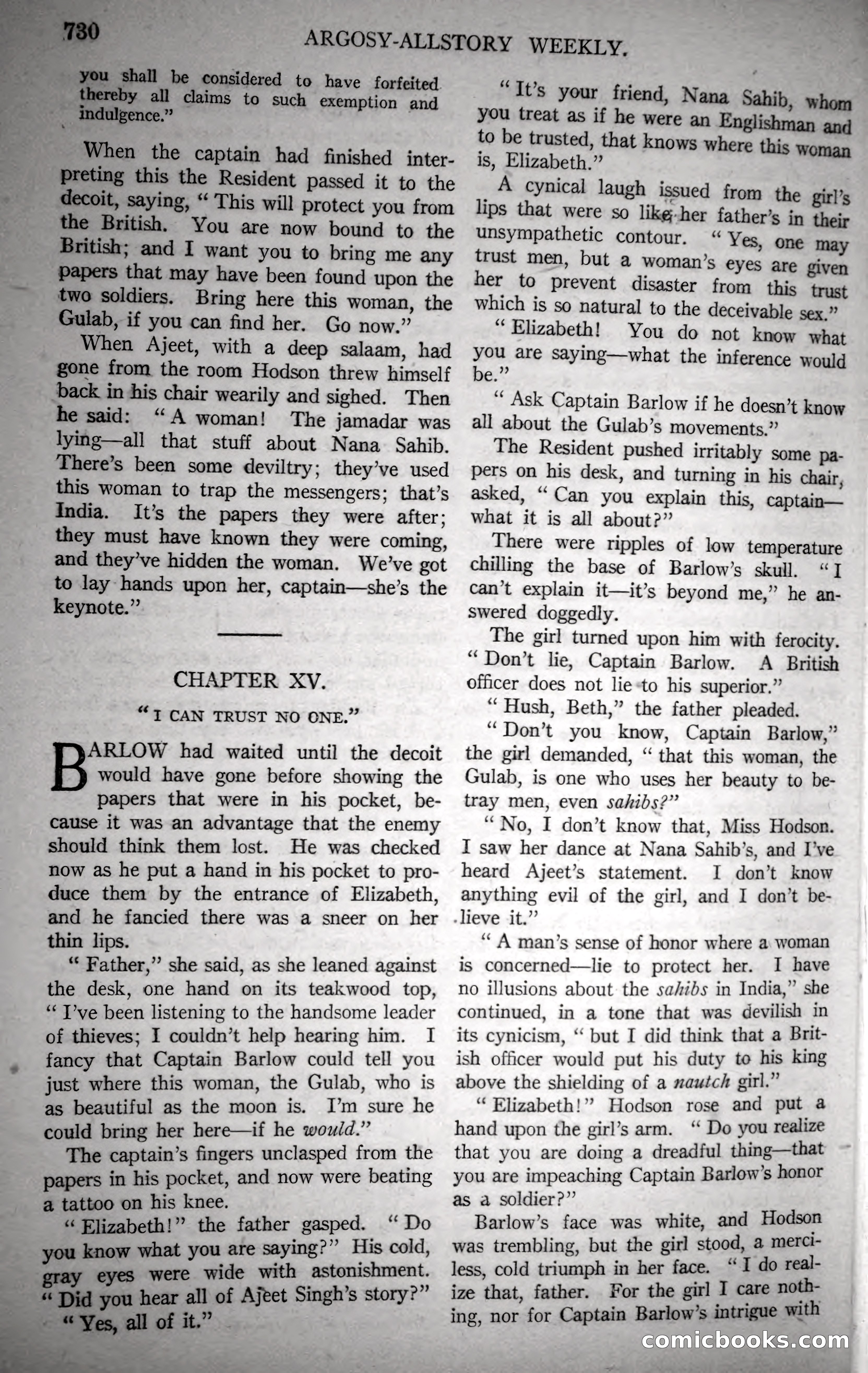 Argosy All-Story Weekly, October 28, 1922 — page 100 of 176