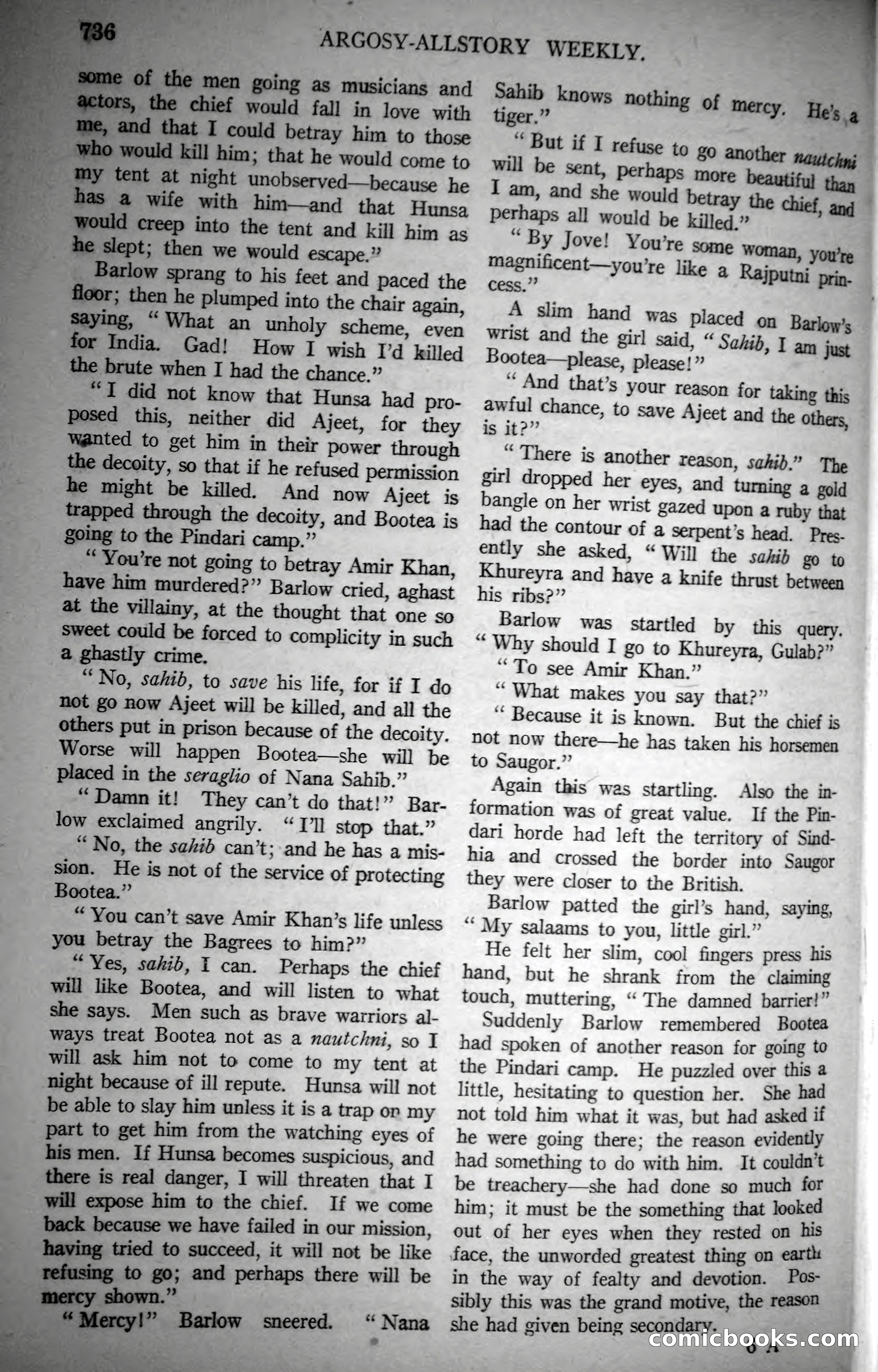 Argosy All-Story Weekly, October 28, 1922 — page 106 of 176