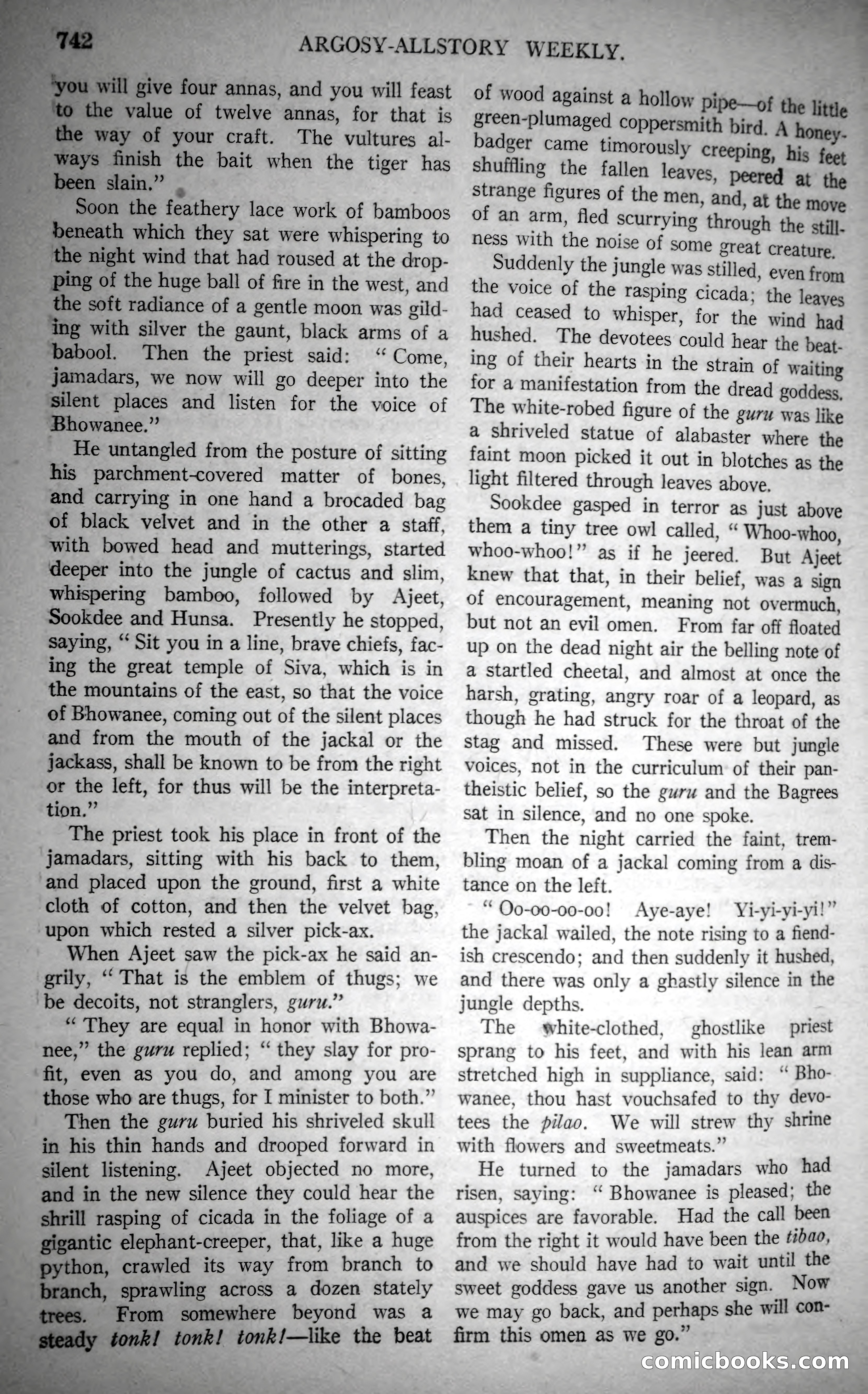 Argosy All-Story Weekly, October 28, 1922 — page 112 of 176