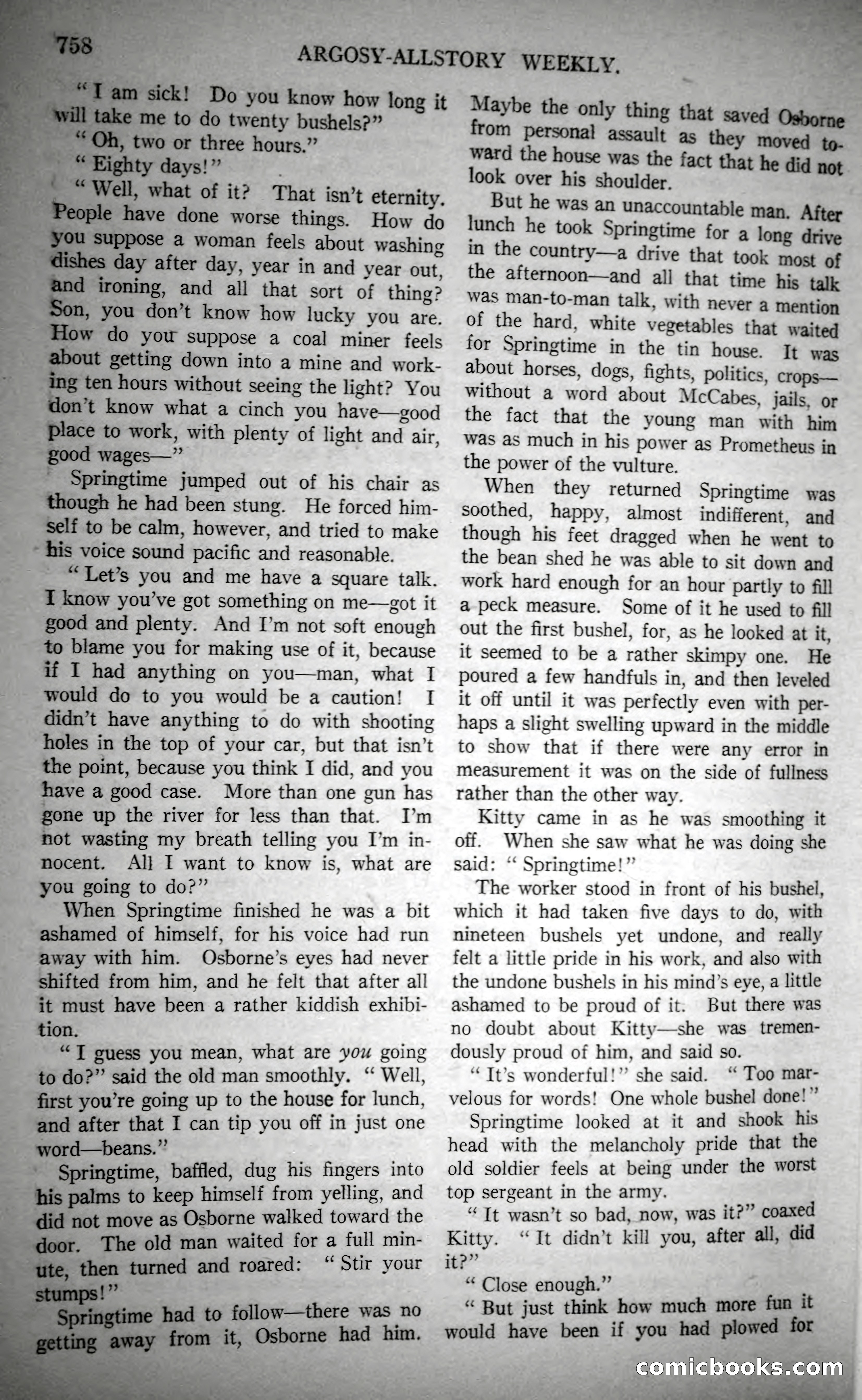 Argosy All-Story Weekly, October 28, 1922 — page 128 of 176