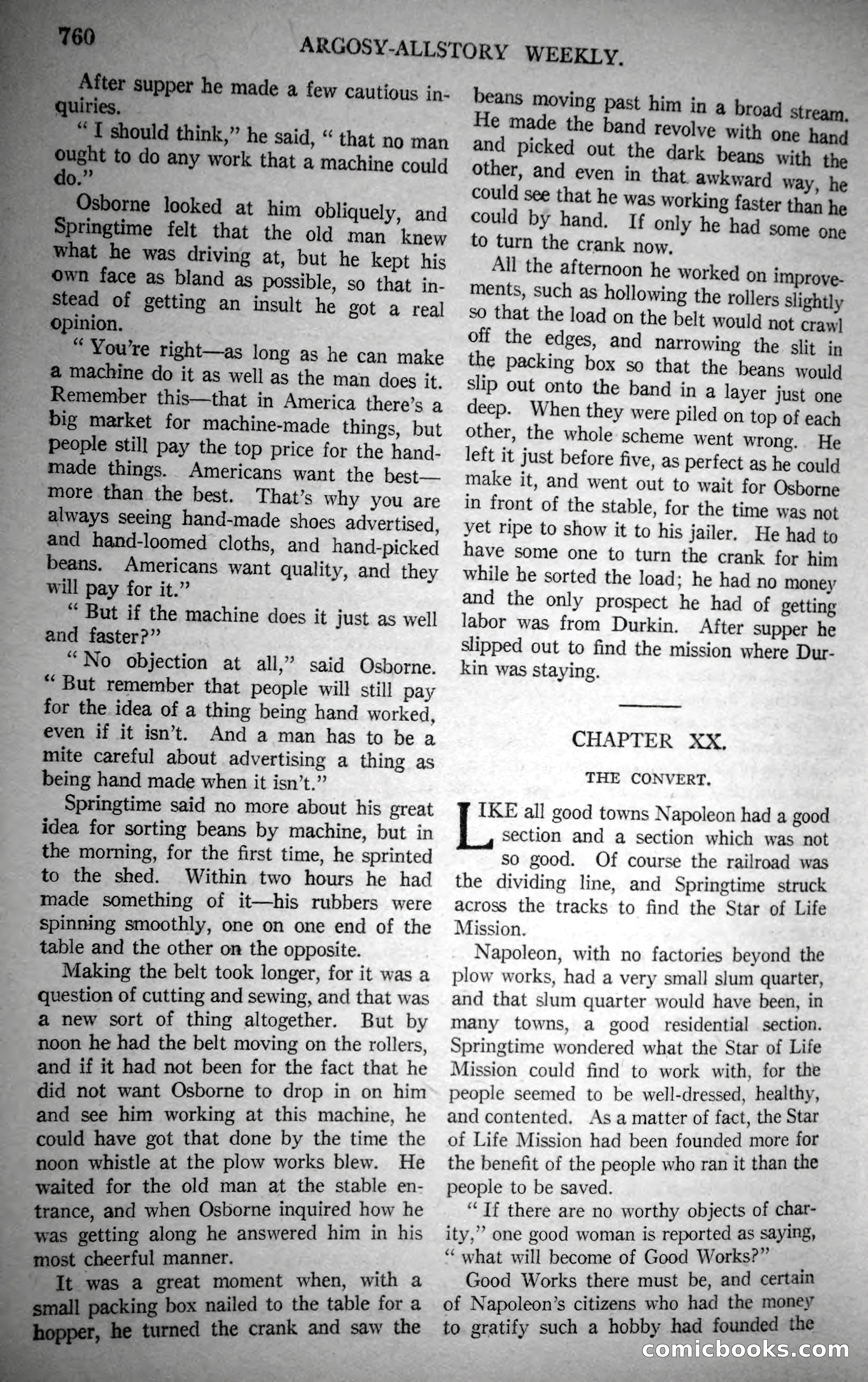Argosy All-Story Weekly, October 28, 1922 — page 130 of 176