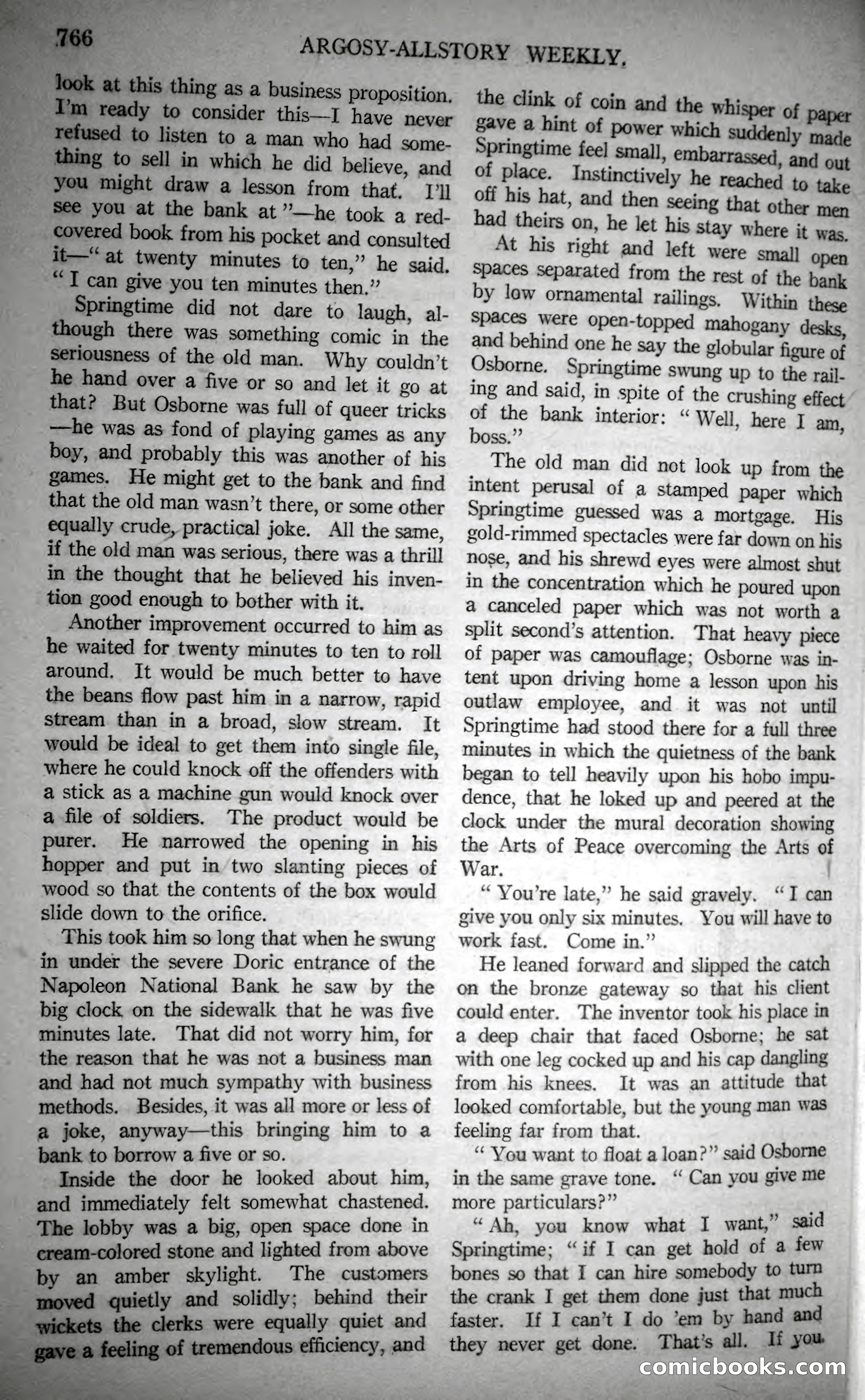 Argosy All-Story Weekly, October 28, 1922 — page 136 of 176