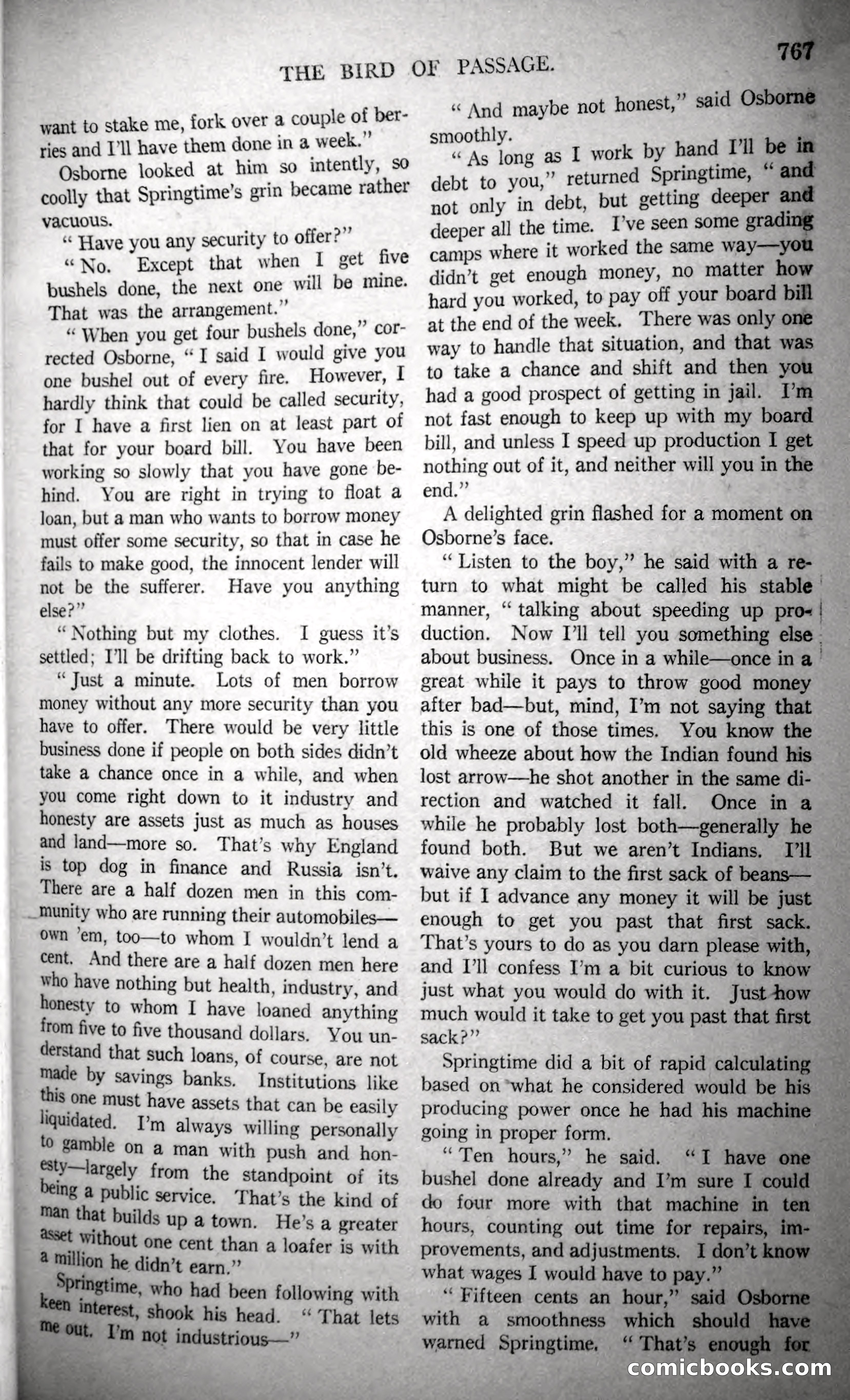 Argosy All-Story Weekly, October 28, 1922 — page 137 of 176