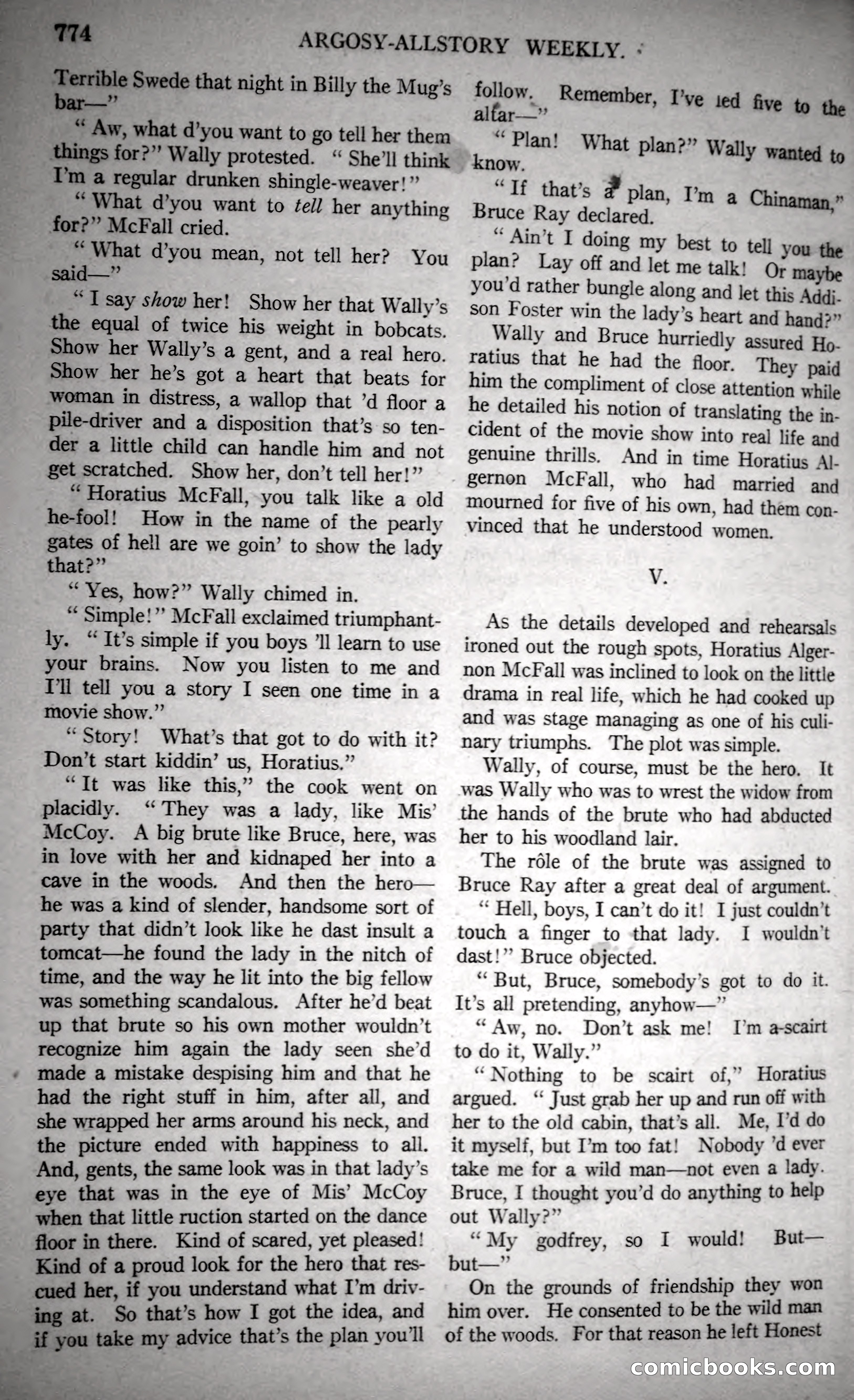 Argosy All-Story Weekly, October 28, 1922 — page 144 of 176