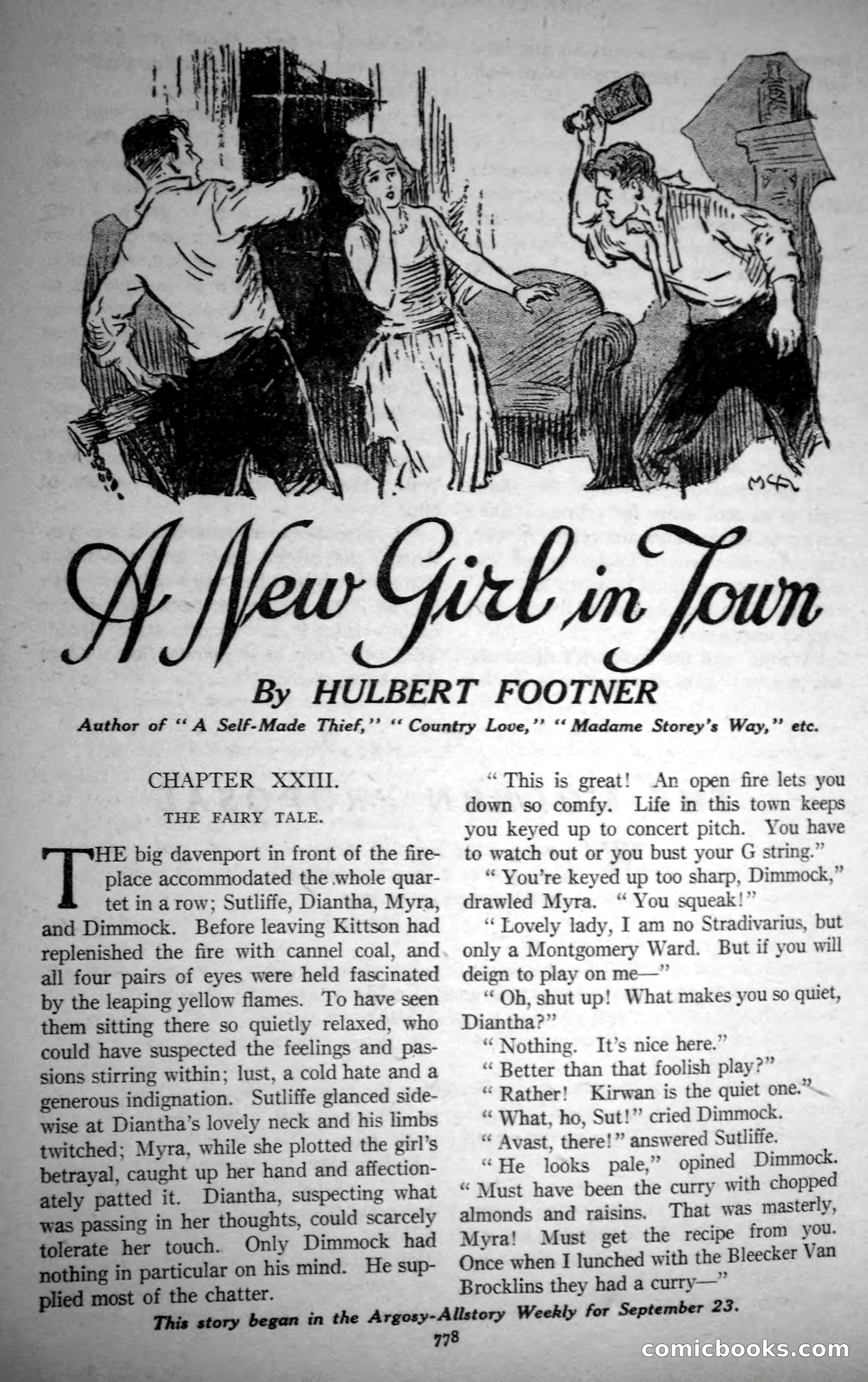 Argosy All-Story Weekly, October 28, 1922 — page 148 of 176