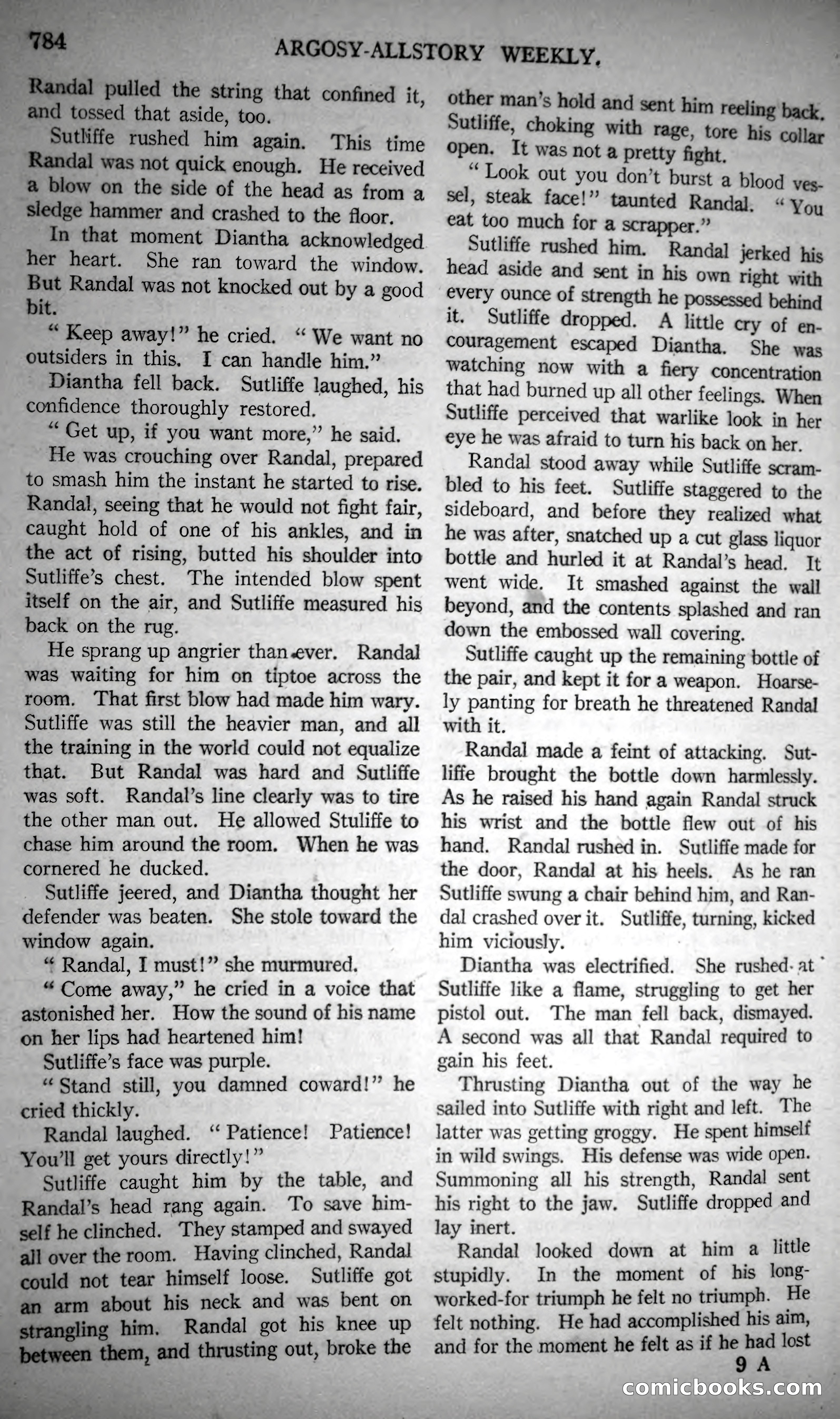 Argosy All-Story Weekly, October 28, 1922 — page 154 of 176