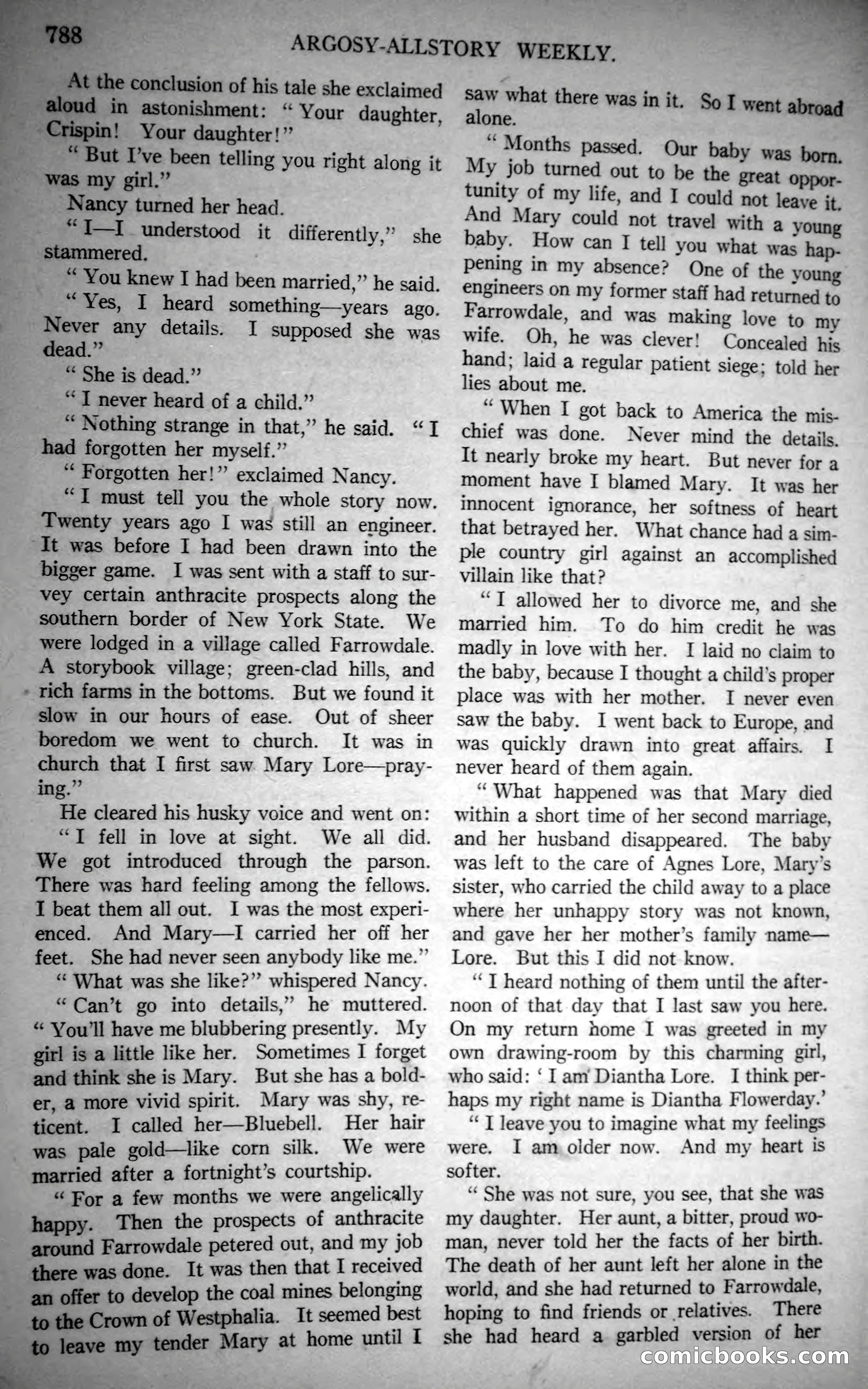 Argosy All-Story Weekly, October 28, 1922 — page 158 of 176