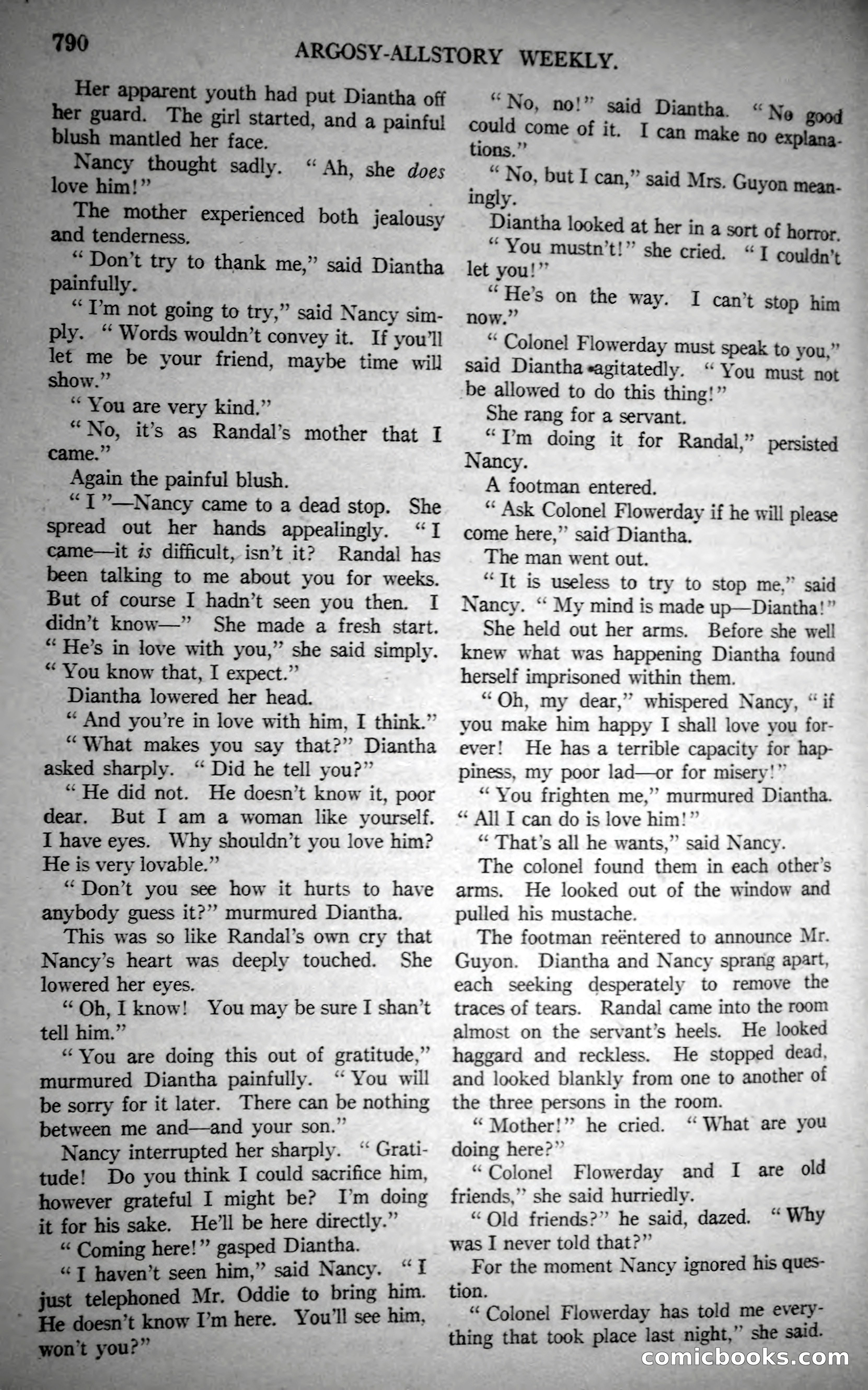 Argosy All-Story Weekly, October 28, 1922 — page 160 of 176
