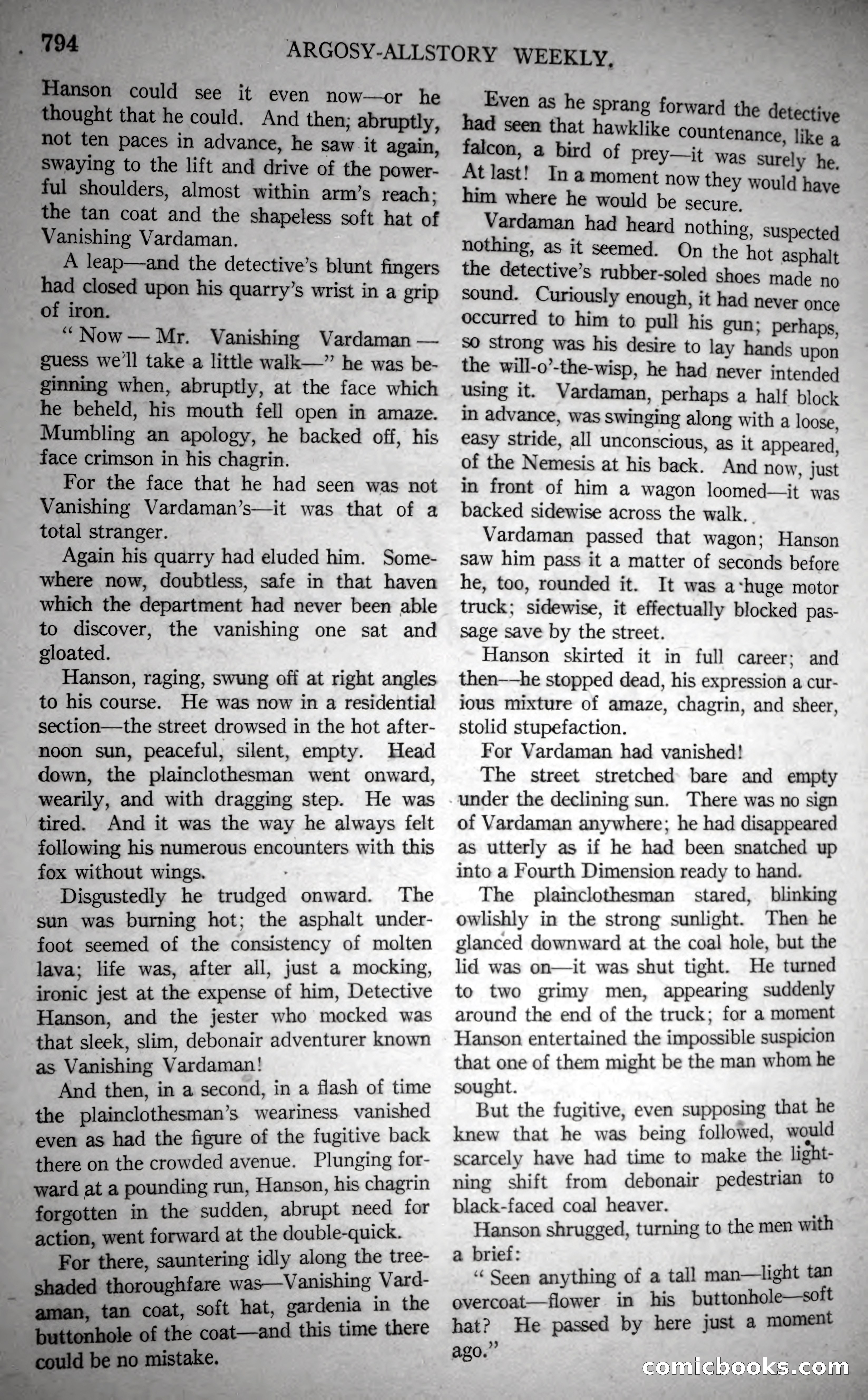 Argosy All-Story Weekly, October 28, 1922 — page 164 of 176