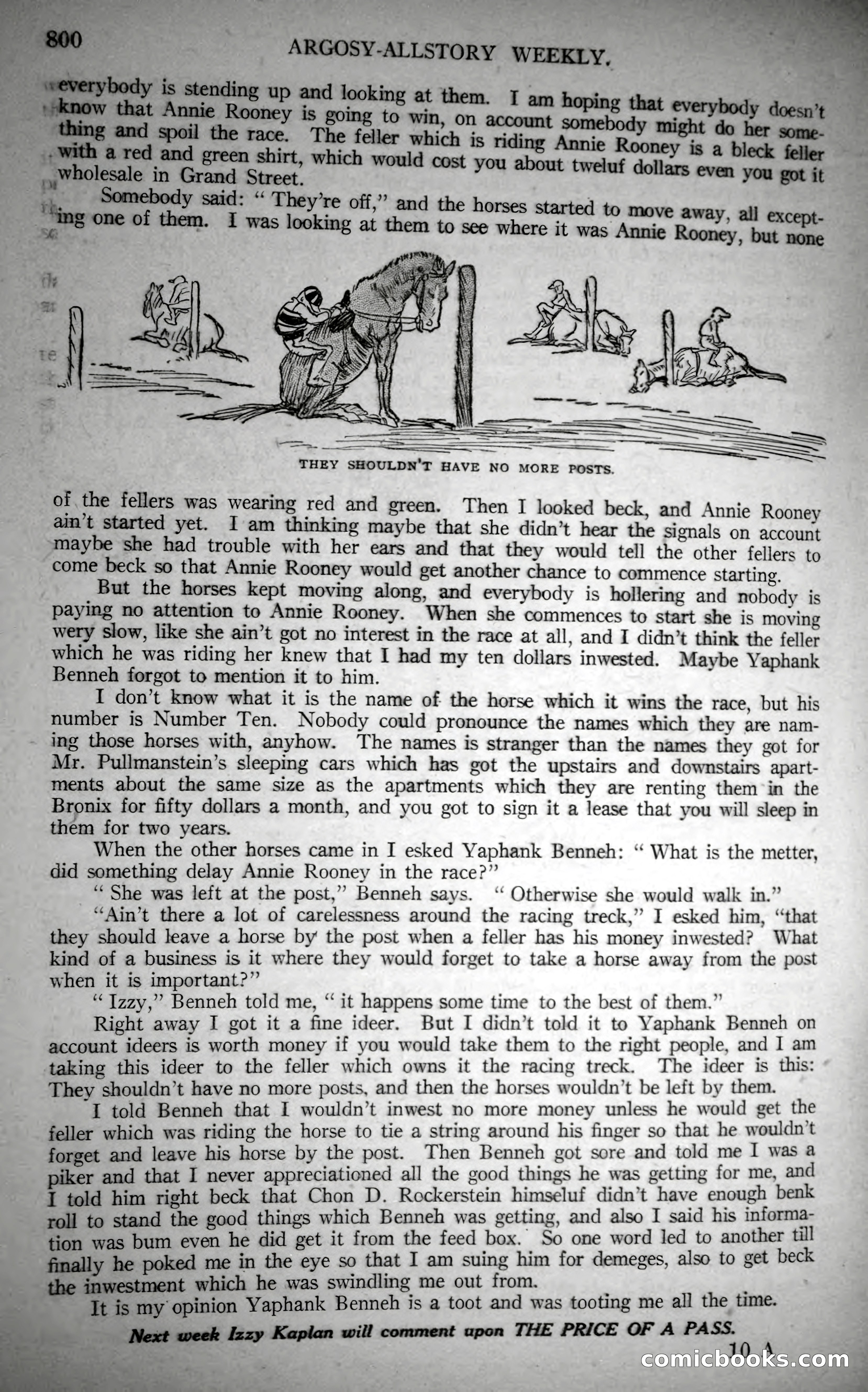 Argosy All-Story Weekly, October 28, 1922 — page 170 of 176