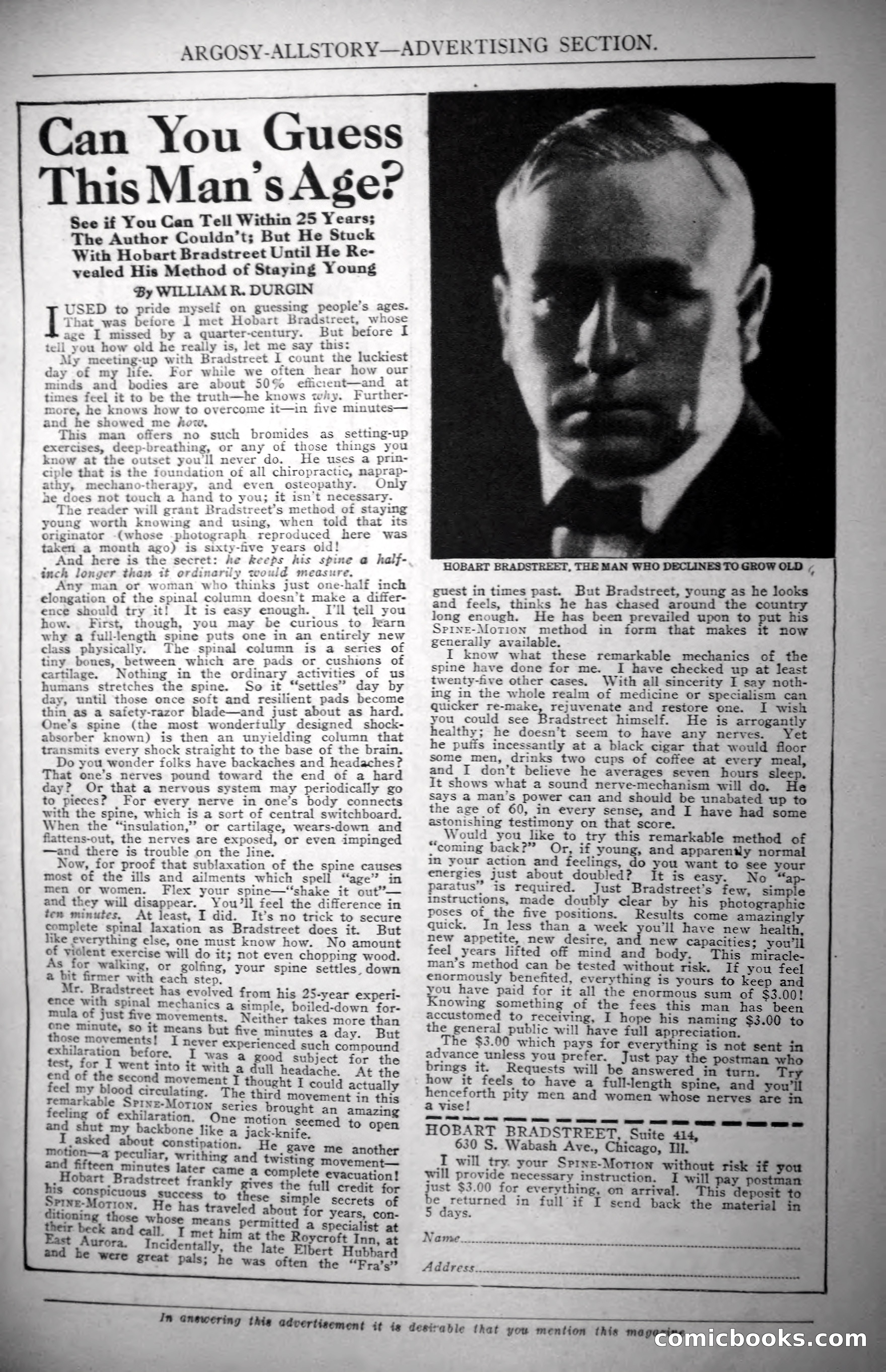 Argosy All-Story Weekly, October 28, 1922 — page 171 of 176