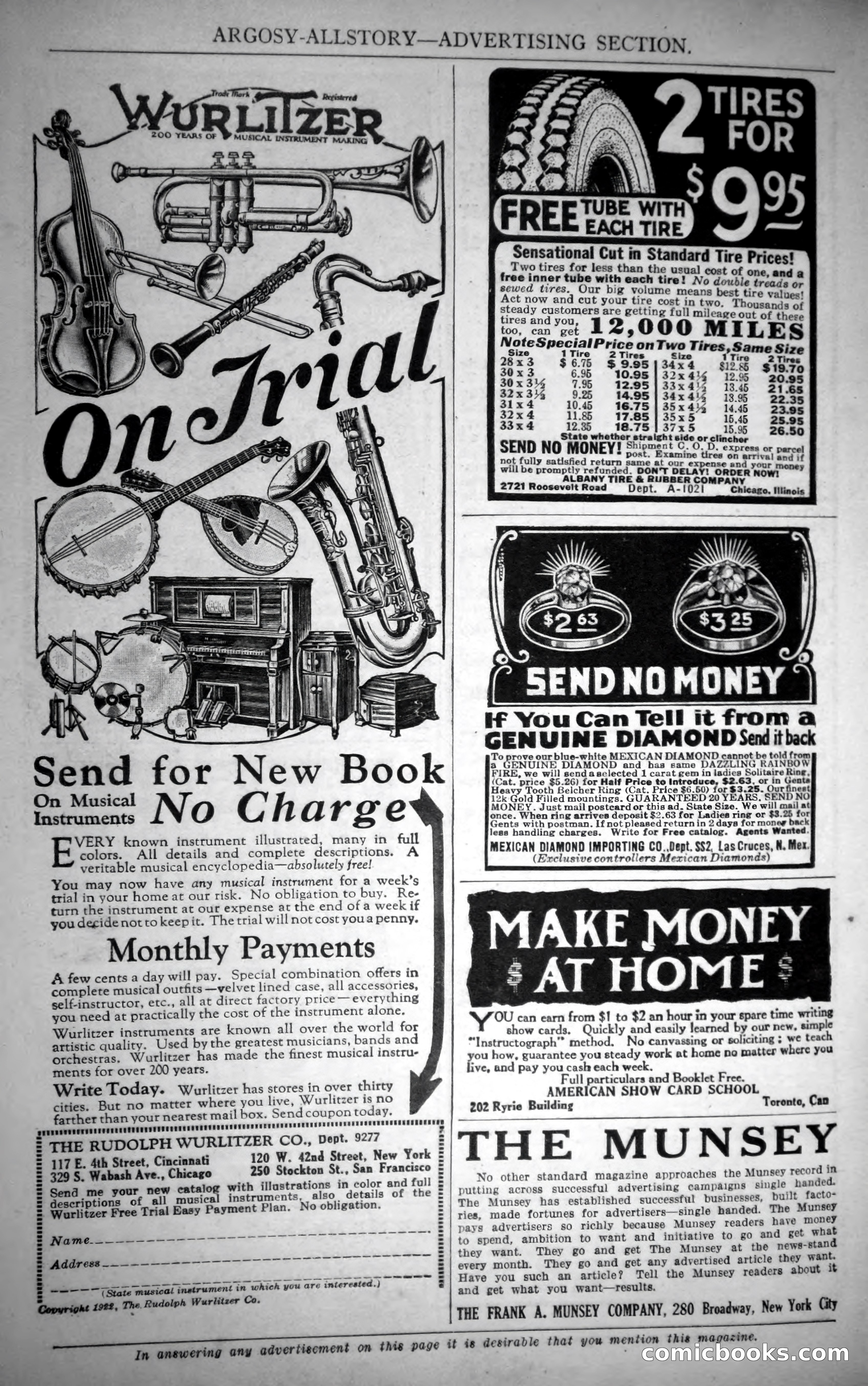 Argosy All-Story Weekly, October 28, 1922 — page 174 of 176