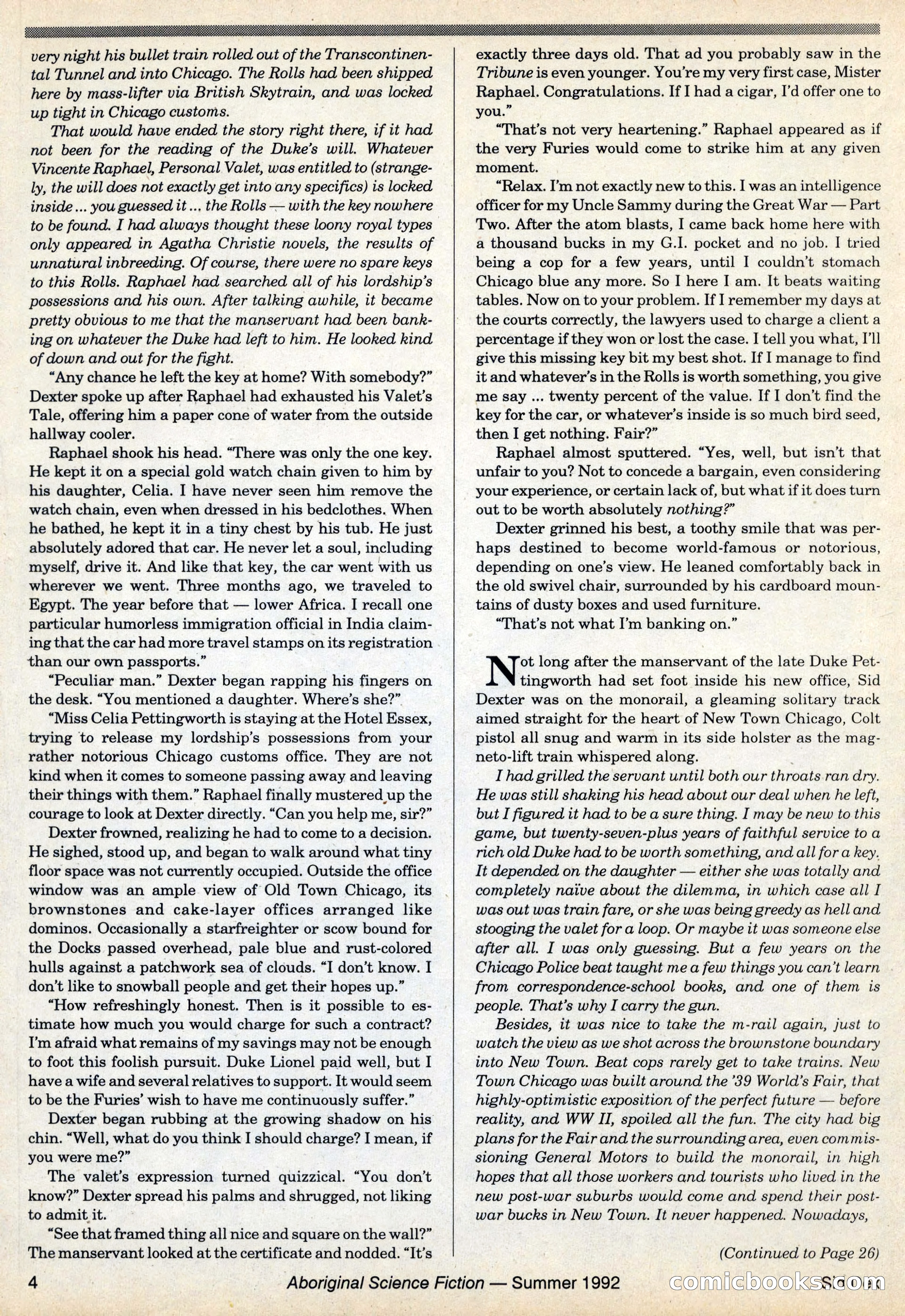 Aboriginal Science Fiction, Issues #31–32 — page 4 of 116