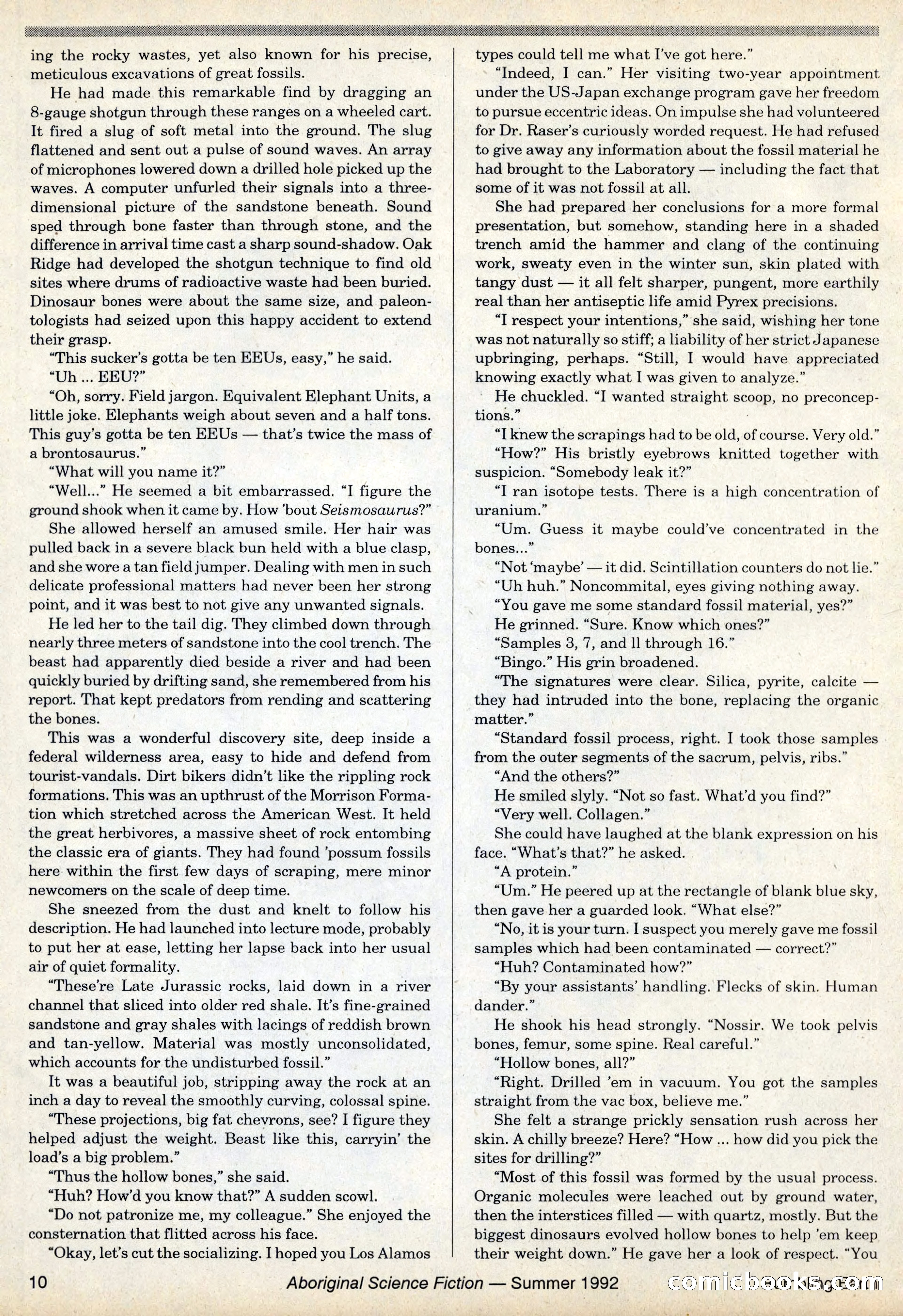 Aboriginal Science Fiction, Issues #31–32 — page 10 of 116
