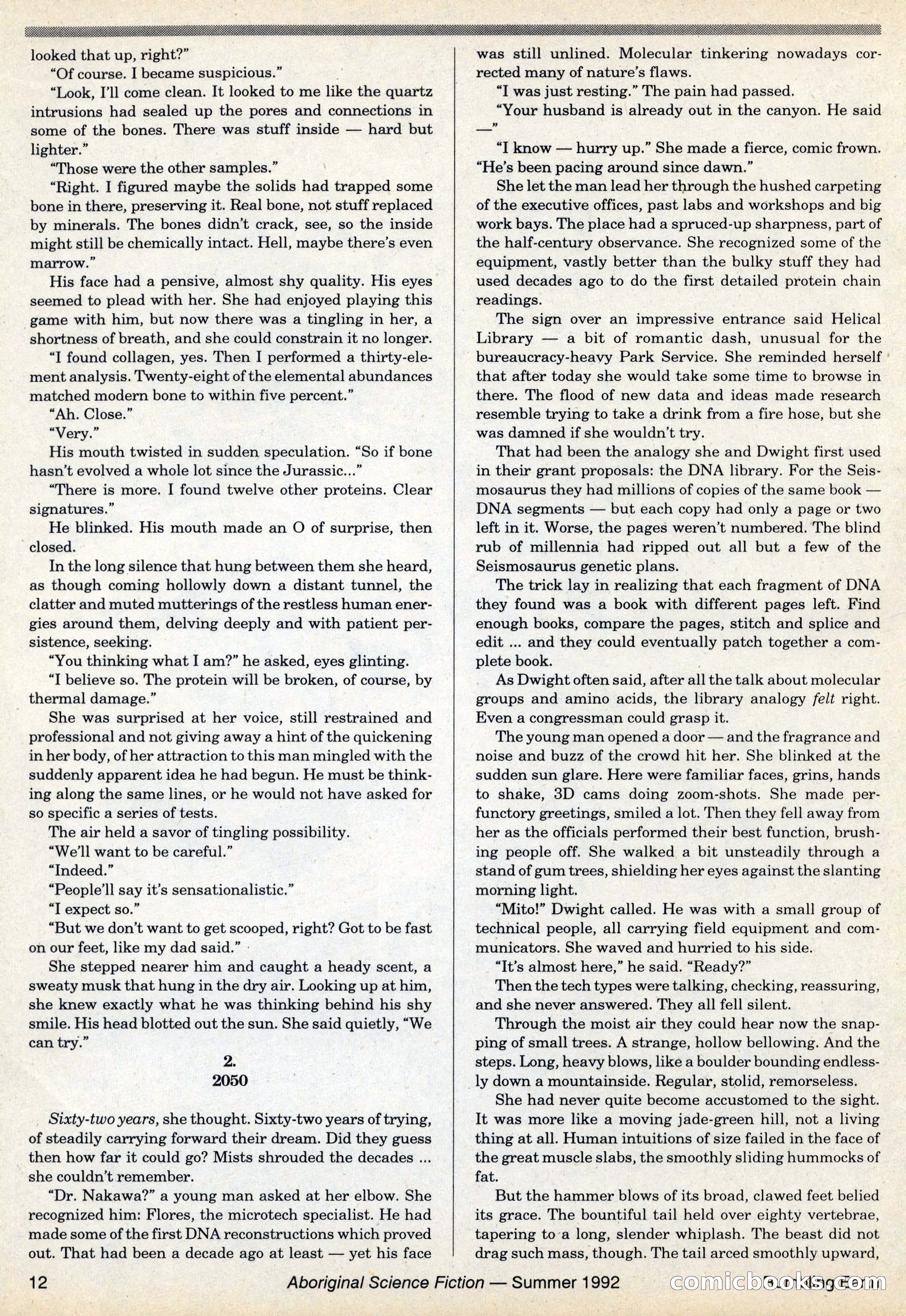 Aboriginal Science Fiction, Issues #31–32 — page 12 of 116