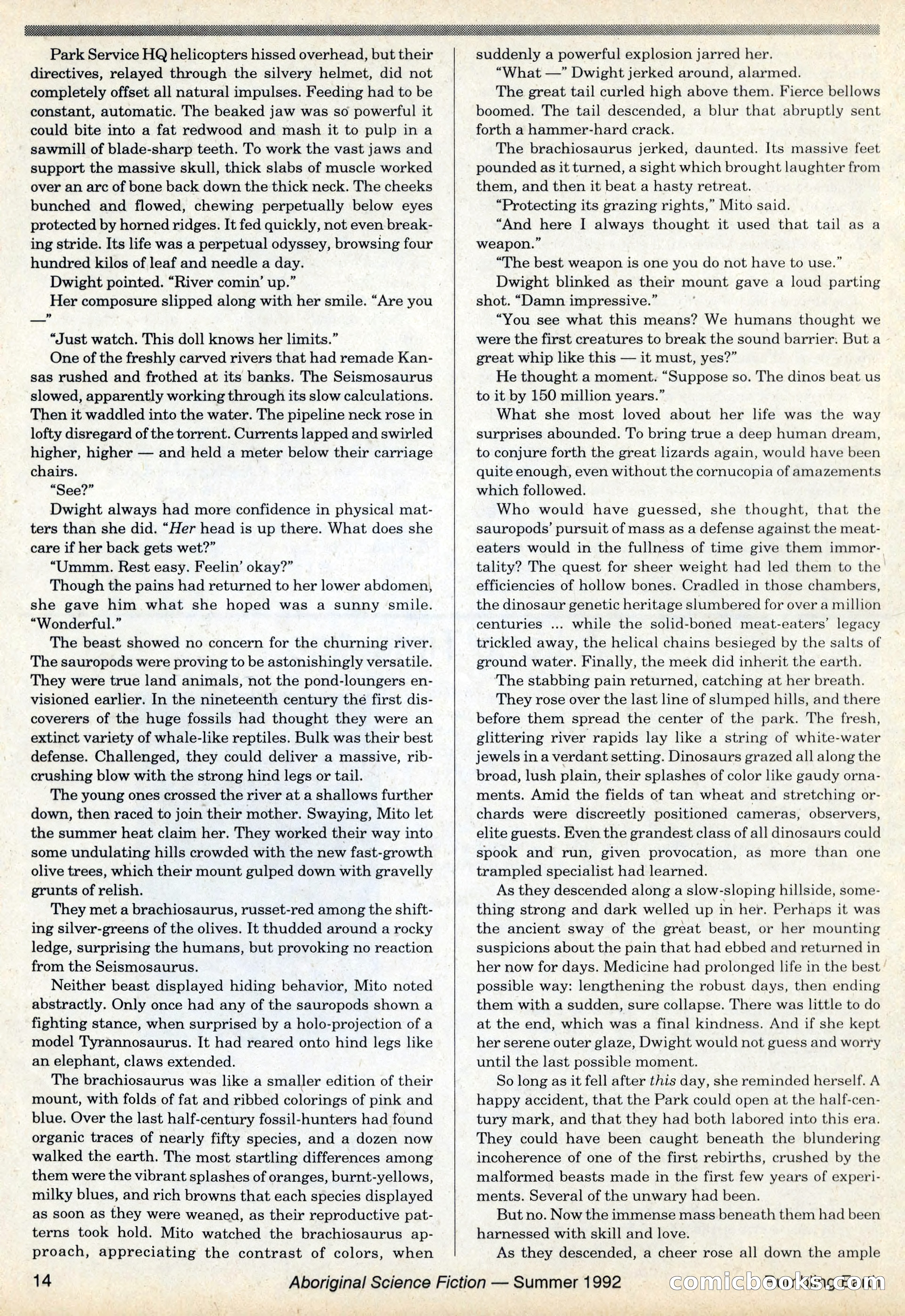 Aboriginal Science Fiction, Issues #31–32 — page 14 of 116