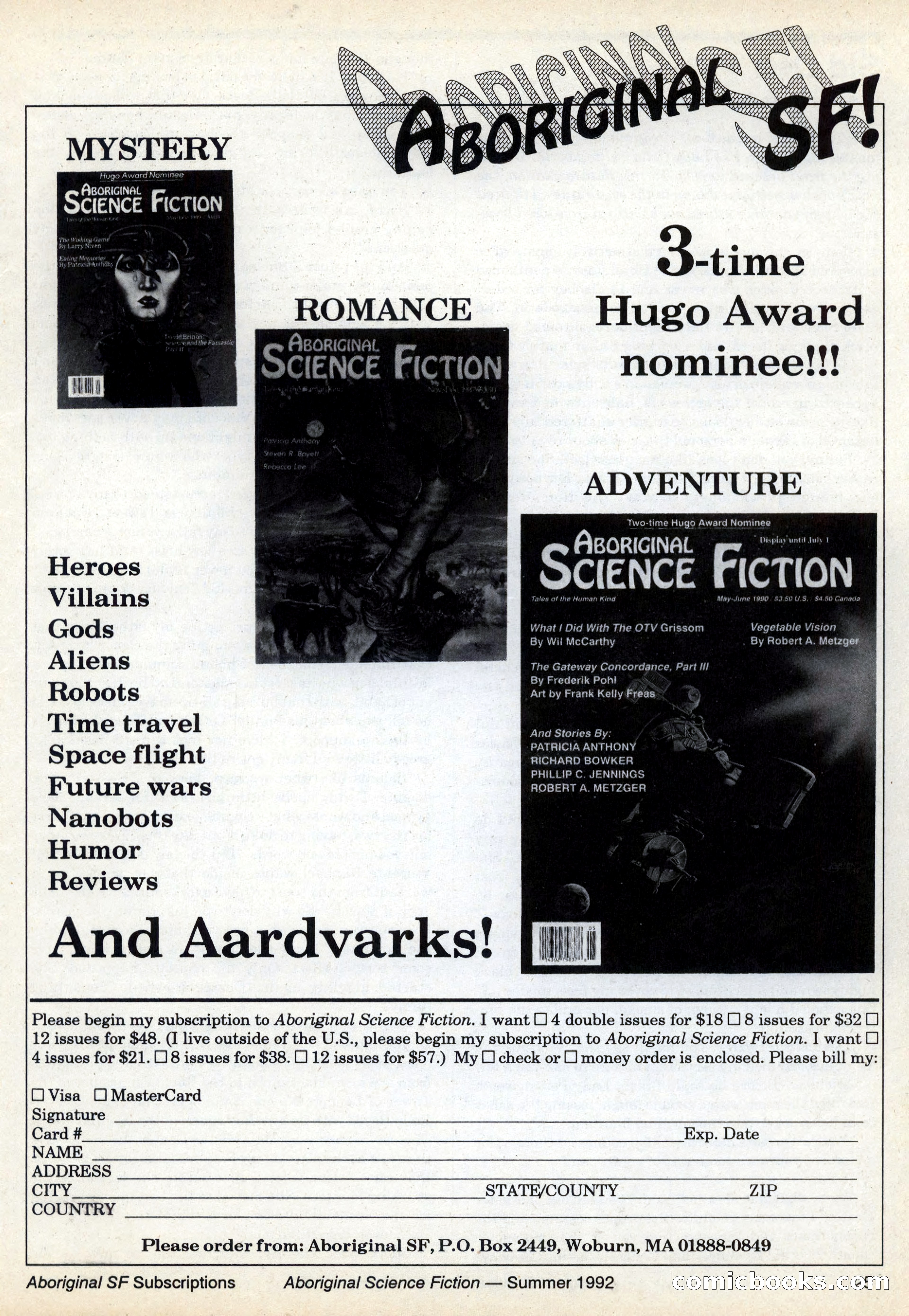 Aboriginal Science Fiction, Issues #31–32 — page 25 of 116