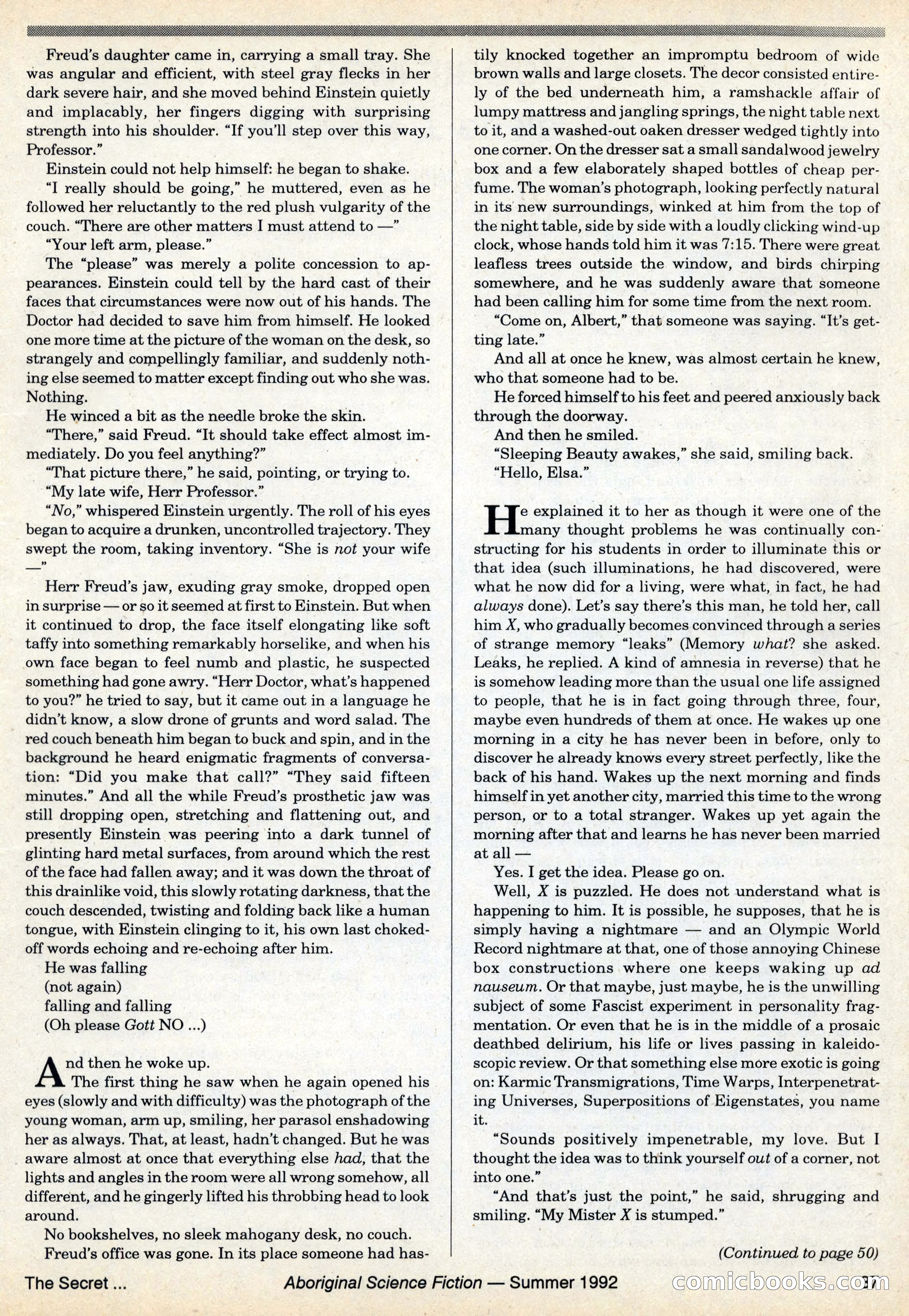 Aboriginal Science Fiction, Issues #31–32 — page 37 of 116