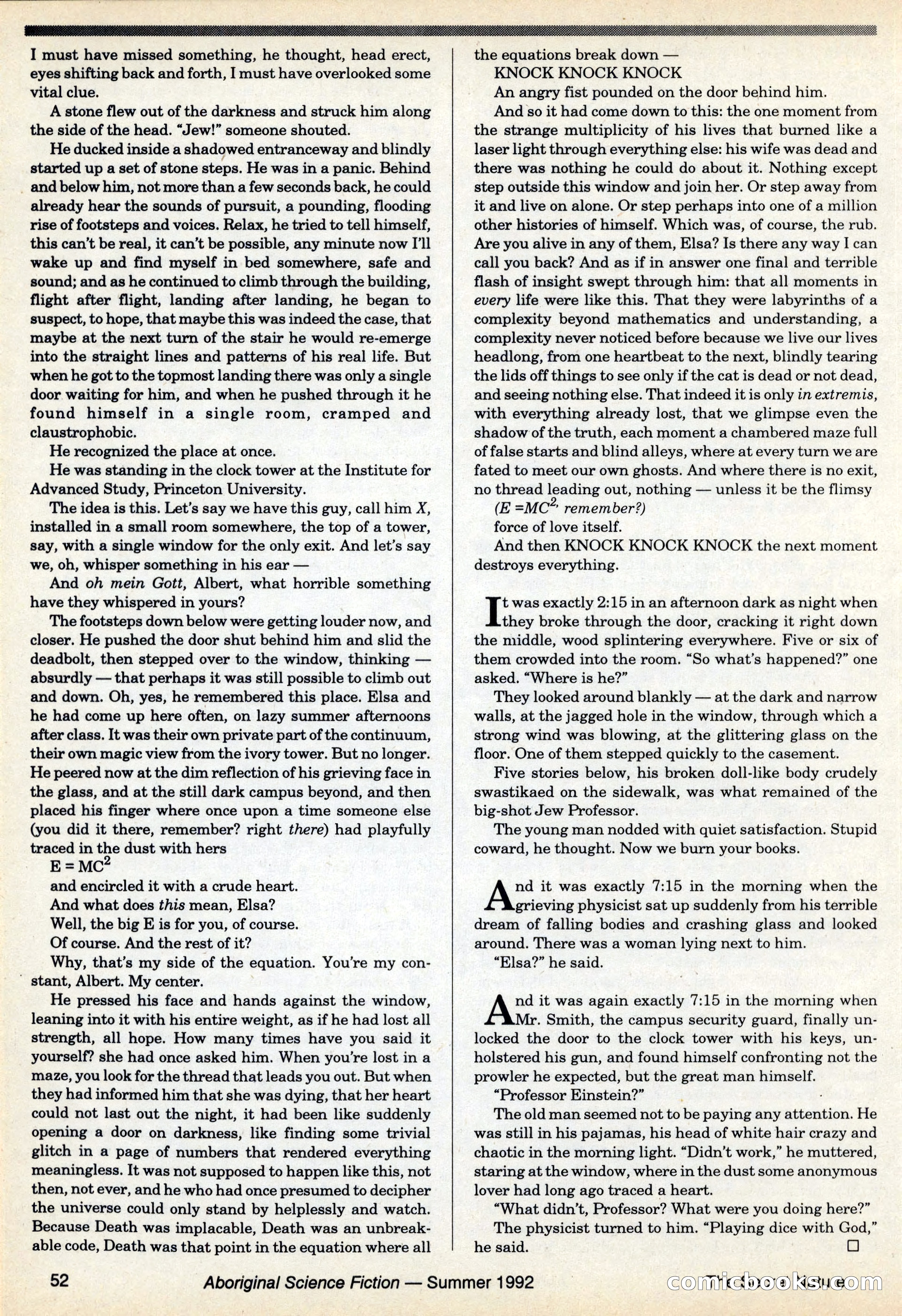 Aboriginal Science Fiction, Issues #31–32 — page 52 of 116