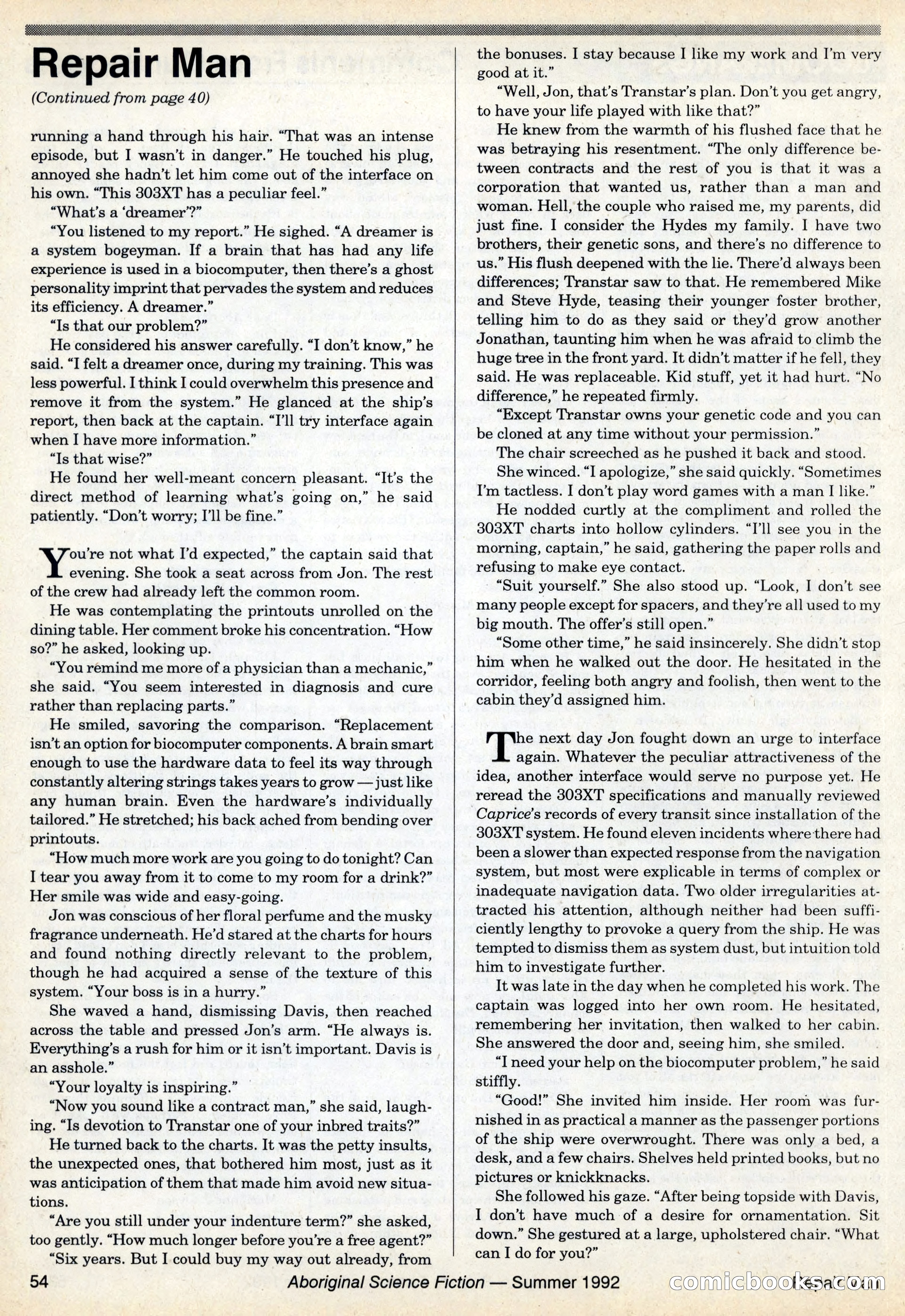 Aboriginal Science Fiction, Issues #31–32 — page 54 of 116